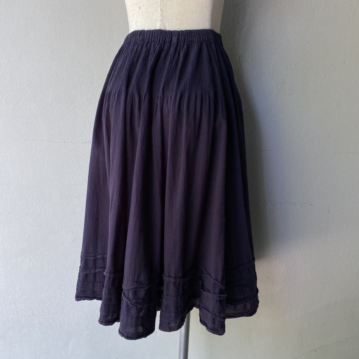 Tsumori Chisato Tsumori Chisato Black Flared Midi Skirt Size 25" / US 0 / IT 36 - 1 Thumbnail