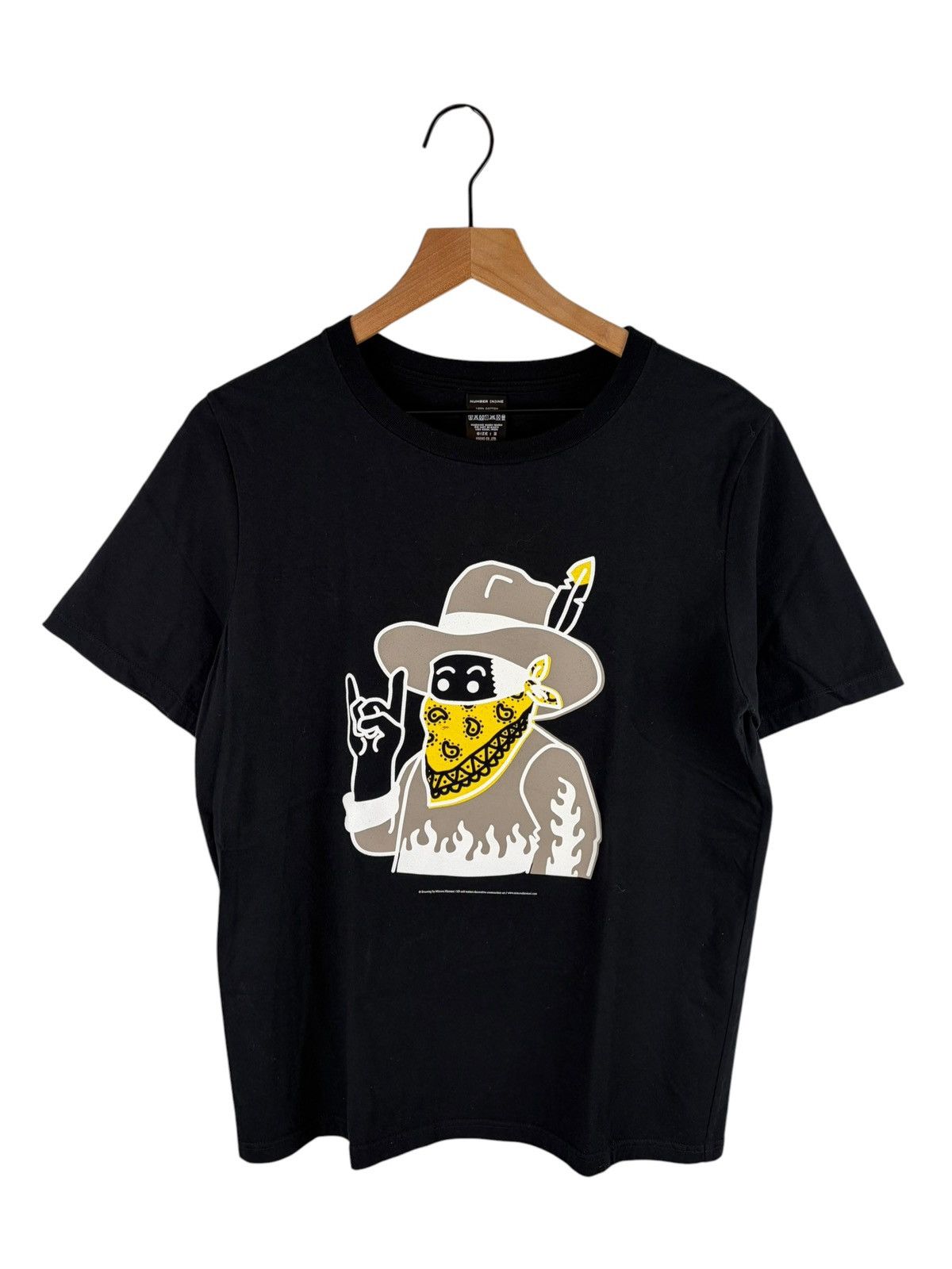 Number (N)ine Number Nine Fuck The Clock Print T-Shirt | Grailed