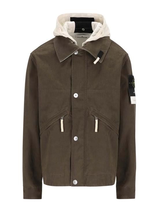 Stone Island STONE ISLAND Men Jacket 4100080S0110 V0054 Green Size US XL / EU 56 / 4 - 1 Thumbnail