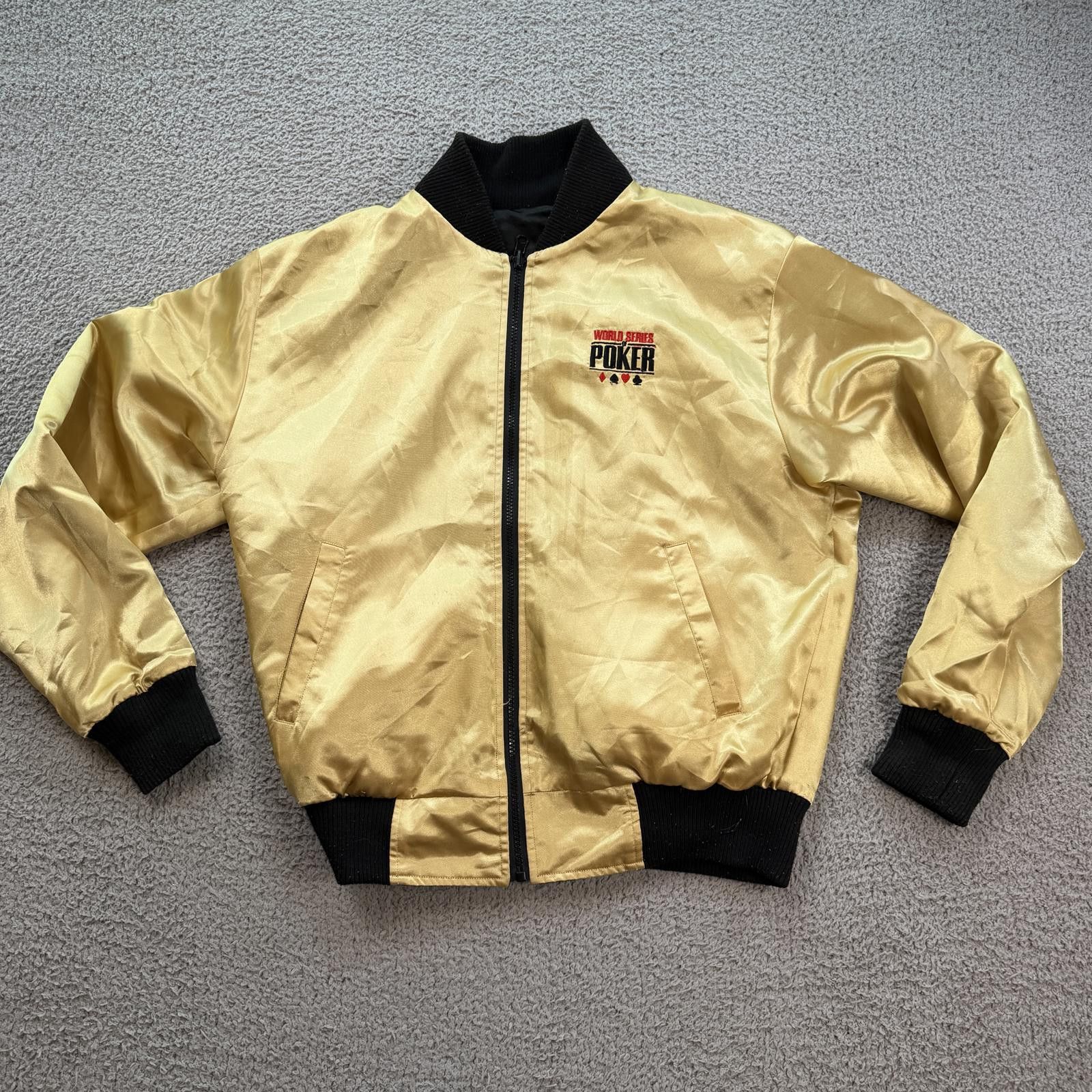 Other World Series Of Poker WSOP Reversible Satin Bomber Jacket Size US S / EU 44-46 / 1 - 1 Thumbnail