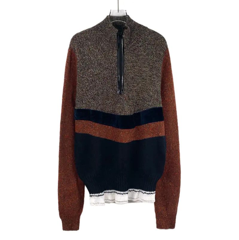 Maison Margiela Maison Margiela Color-Block Men's Pullover Sweater 0089 Size US M / EU 48-50 / 2 - 1 Thumbnail