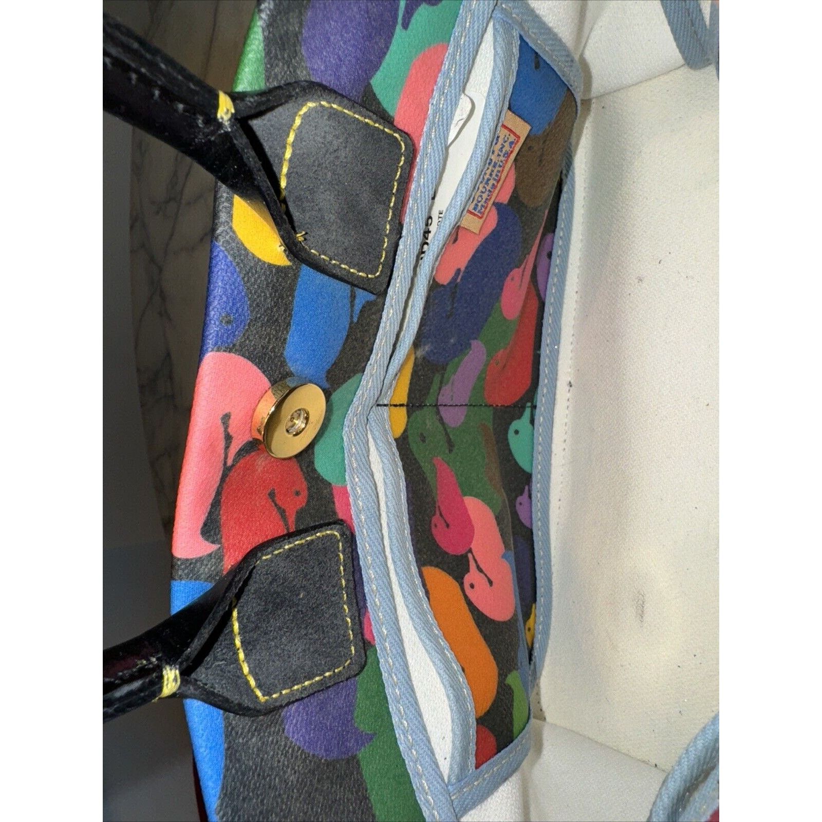 Dooney & Bourke NWOT Vintage Dooney & Bourke Ducks Handbag Satchel Crossbody Size ONE SIZE - 10 Thumbnail