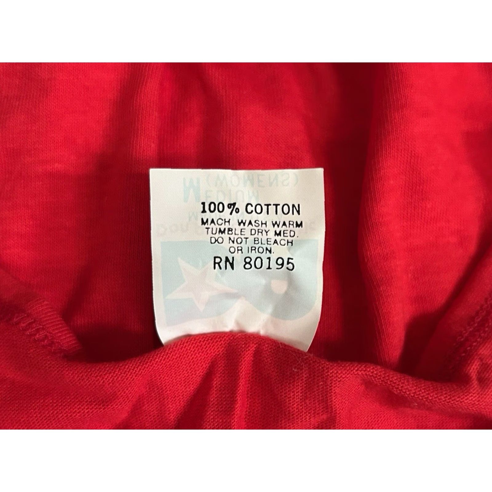 Vintage VINTAGE Don Alleson Crop Tank Top Womens Medium Red 90s NWOT Deadstock USA Made Sleeveless Cropped Tank 100% Cotton Size M / US 6-8 / IT 42-44 - 5 Thumbnail