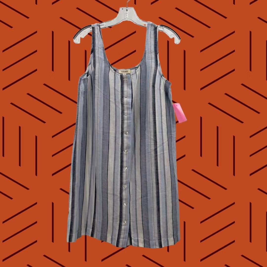 Vintage Pre-Owned Haven Well Within Blue Size Small Short Sleeveless Dress Size 28" / US 6 / IT 42 - 1 Thumbnail