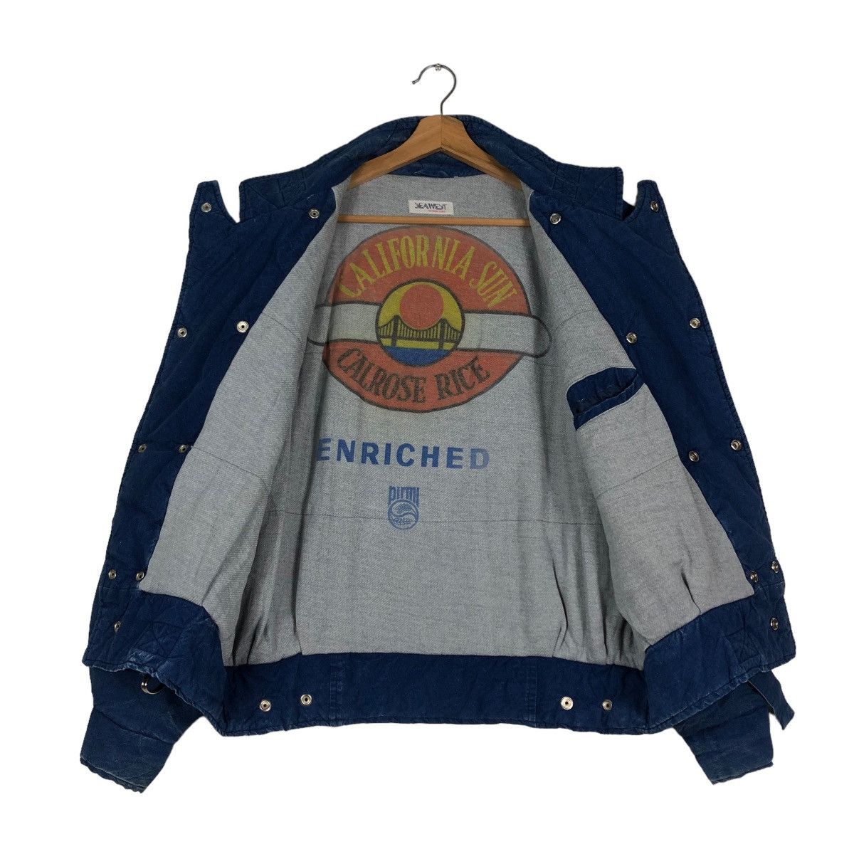 Japanese Brand 📌VINTAGE BOMBER JACKET PARACHUTE BIKER SEAWEST ISSEY MIYAKE Size US L / EU 52-54 / 3 - 6 Thumbnail