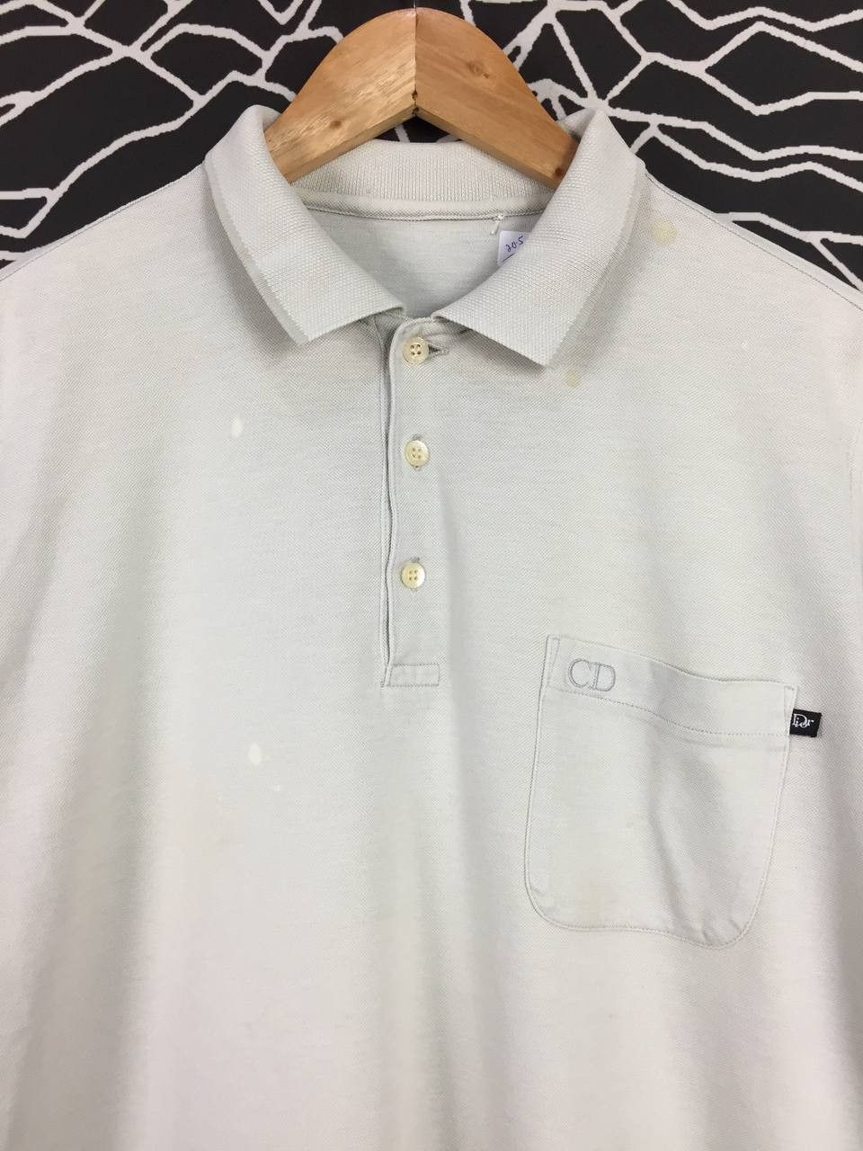 Christian Dior Monsieur Vtg 90s Christian Dior Essential Pocket Polo Tee Size US M / EU 48-50 / 2 - 4 Thumbnail