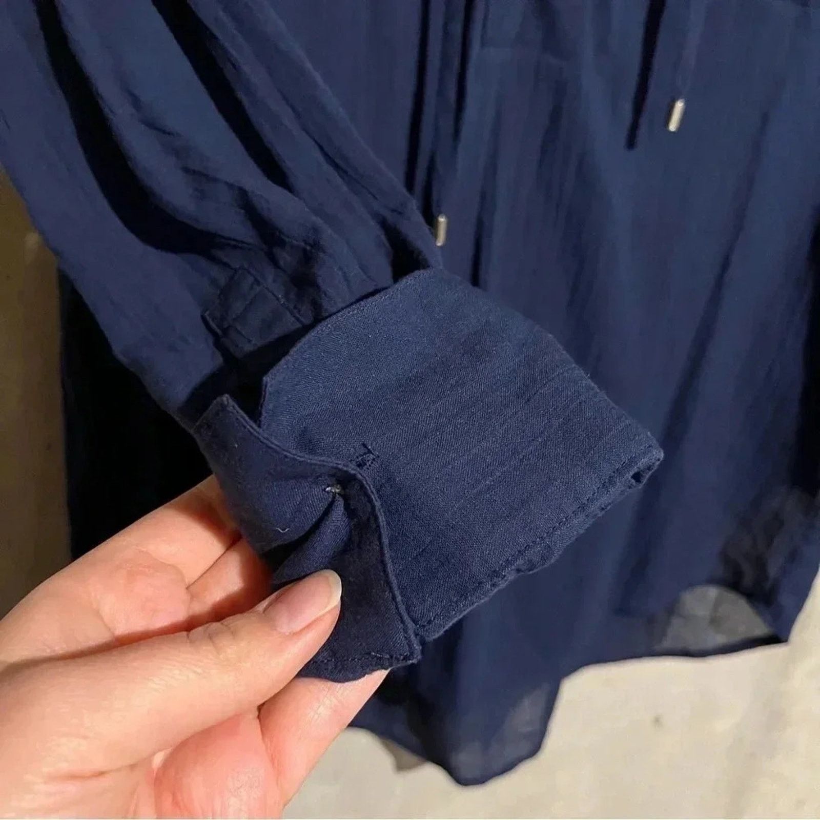 Club Monaco Club Monaco Elizabina Blue Popover Chemise Tunic S NWT Size S / US 4 / IT 40 - 3 Thumbnail