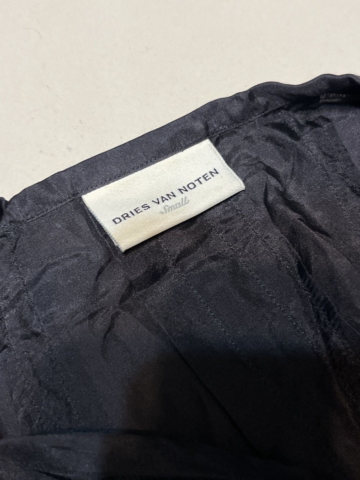 Dries Van Noten Dries Van Noten Sheer 100% Silk Sleeveless Mini Dress Size S / US 4 / IT 40 - 4 Thumbnail