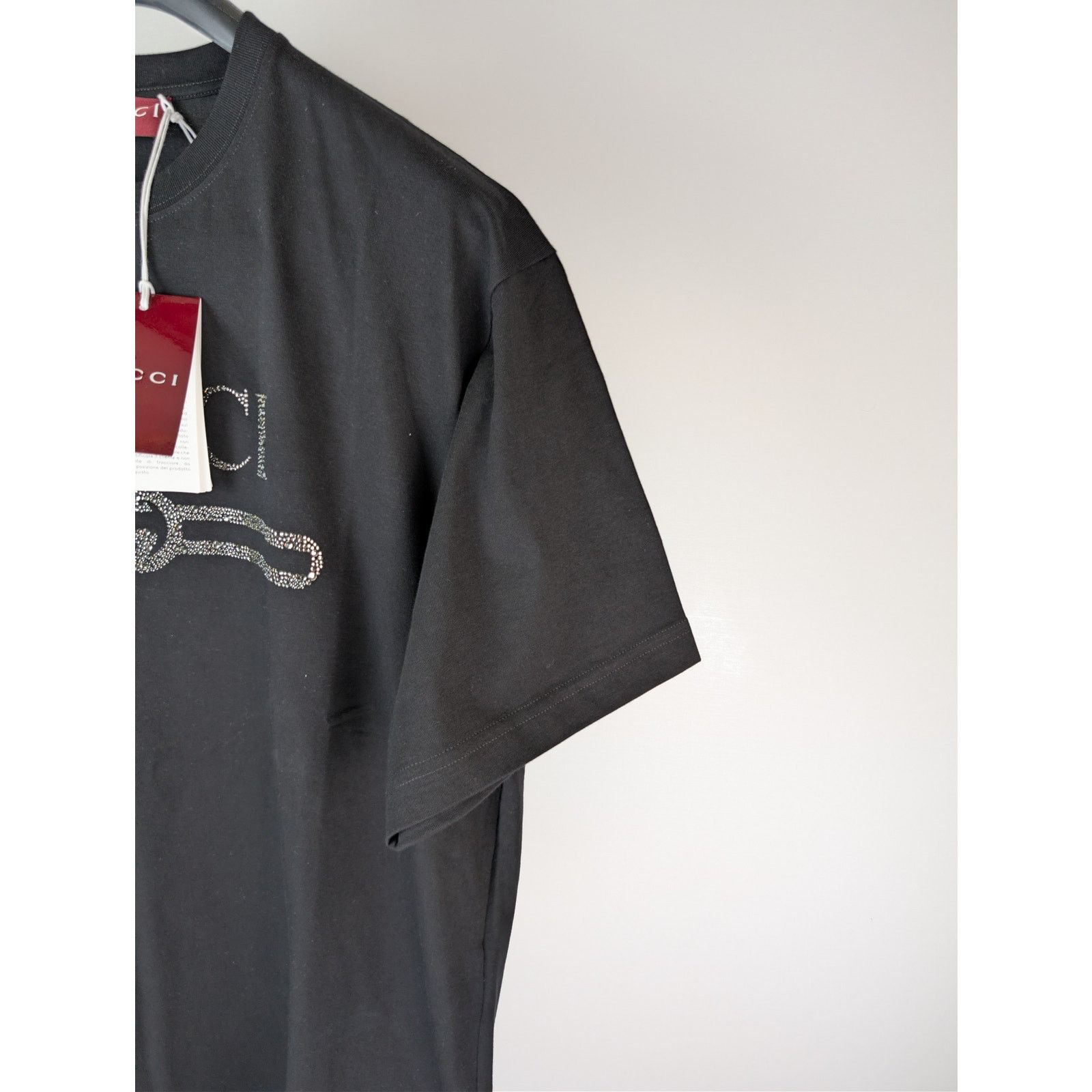 Gucci o1rshd1 Cotton Jersey Short-Sleeve T-Shirt in Black / Mix Size US XL / EU 56 / 4 - 5 Thumbnail