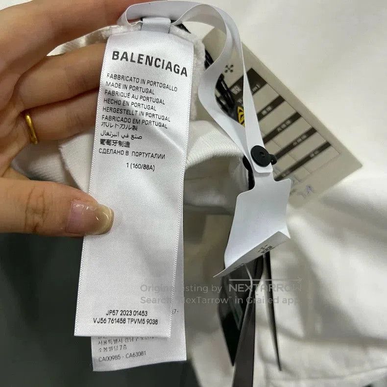Balenciaga Balenciaga White Washed Logo Hoodie. Size US S / EU 44-46 / 1 - 5 Thumbnail