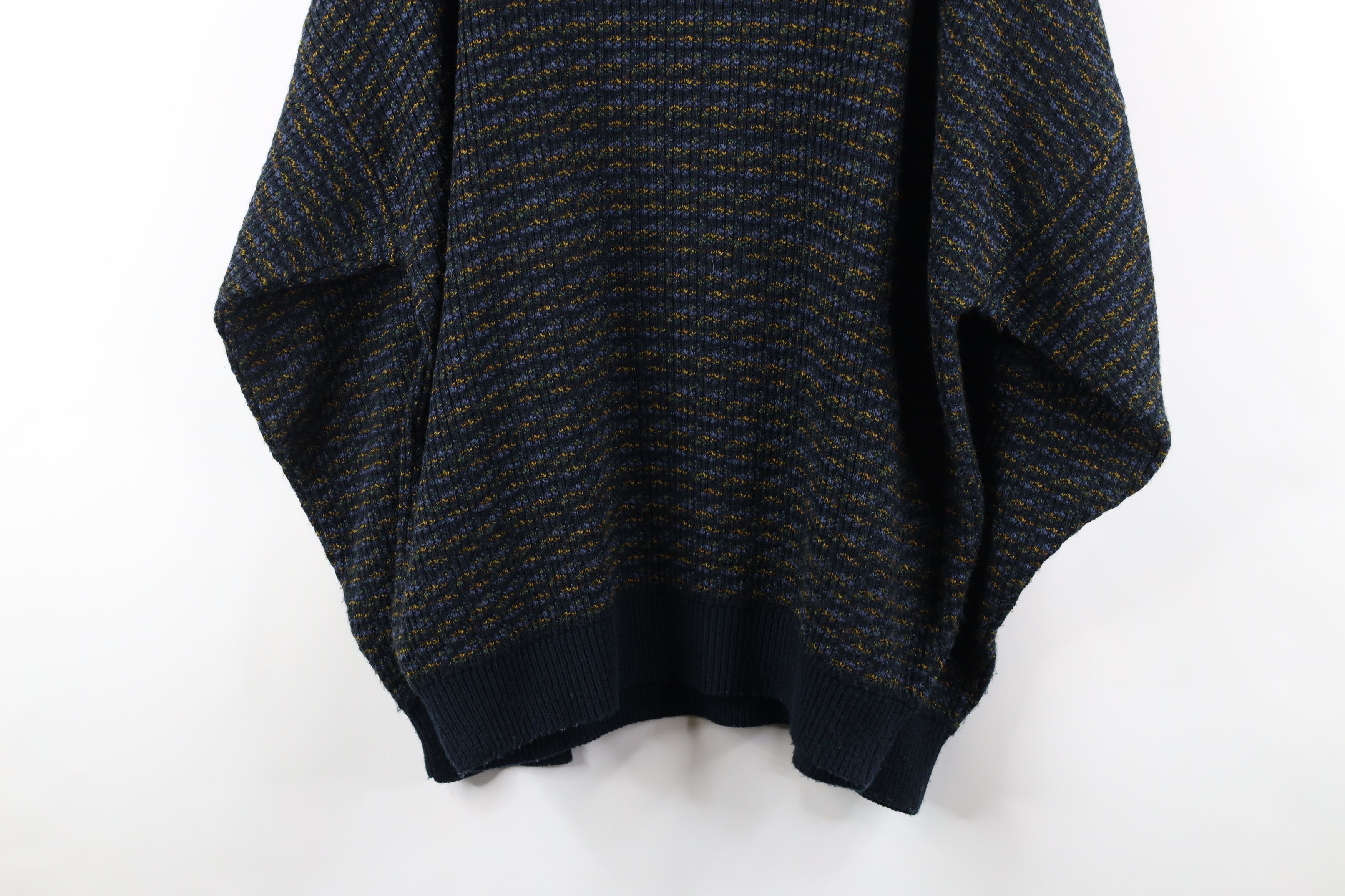 Vintage Vintage 90s Coogi Style Striped Knit Collared Sweater Size US XL / EU 56 / 4 - 8 Thumbnail
