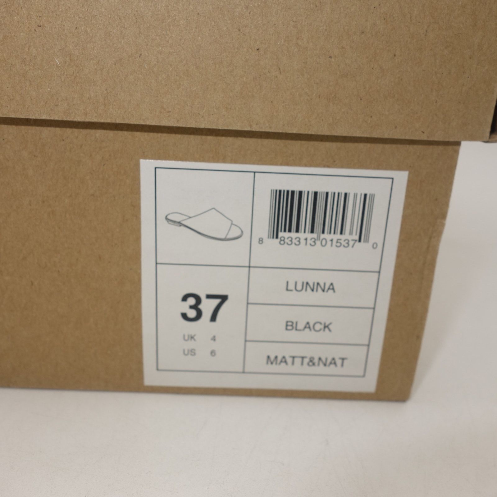 Other NEW Matt & Nat LUNNA Vegan Slides Shoes Black Women's 6 Size US 6 / IT 36 - 7 Thumbnail