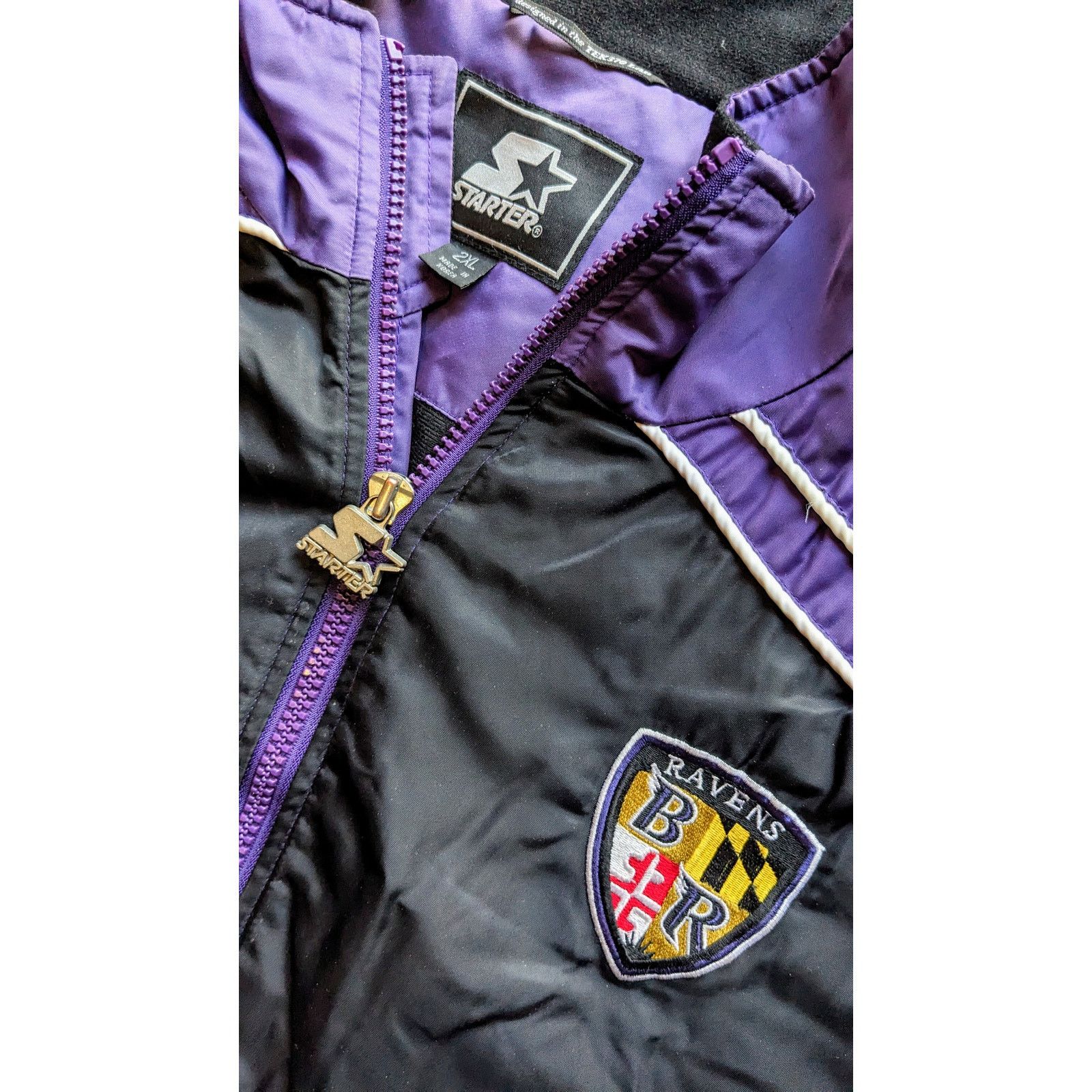 NFL × Starter Baltimore Ravens 90s STARTER puffer Logos 2XL NFL vintage Size US XXL / EU 58 / 5 - 6 Thumbnail