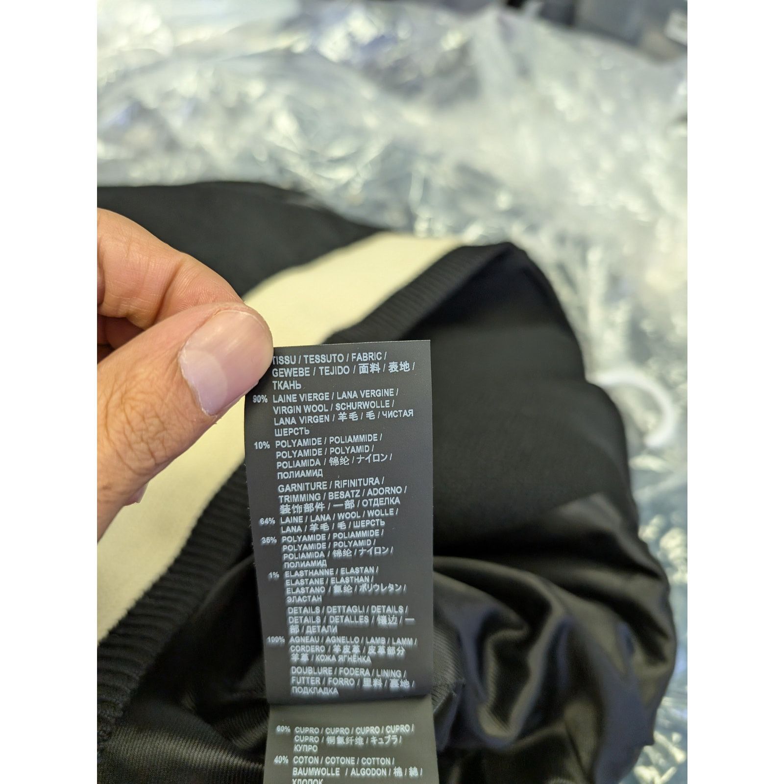 Saint Laurent Paris o1rshd1 CC20 Zipper Jacket in Black/Beige Size US M / EU 48-50 / 2 - 19 Thumbnail