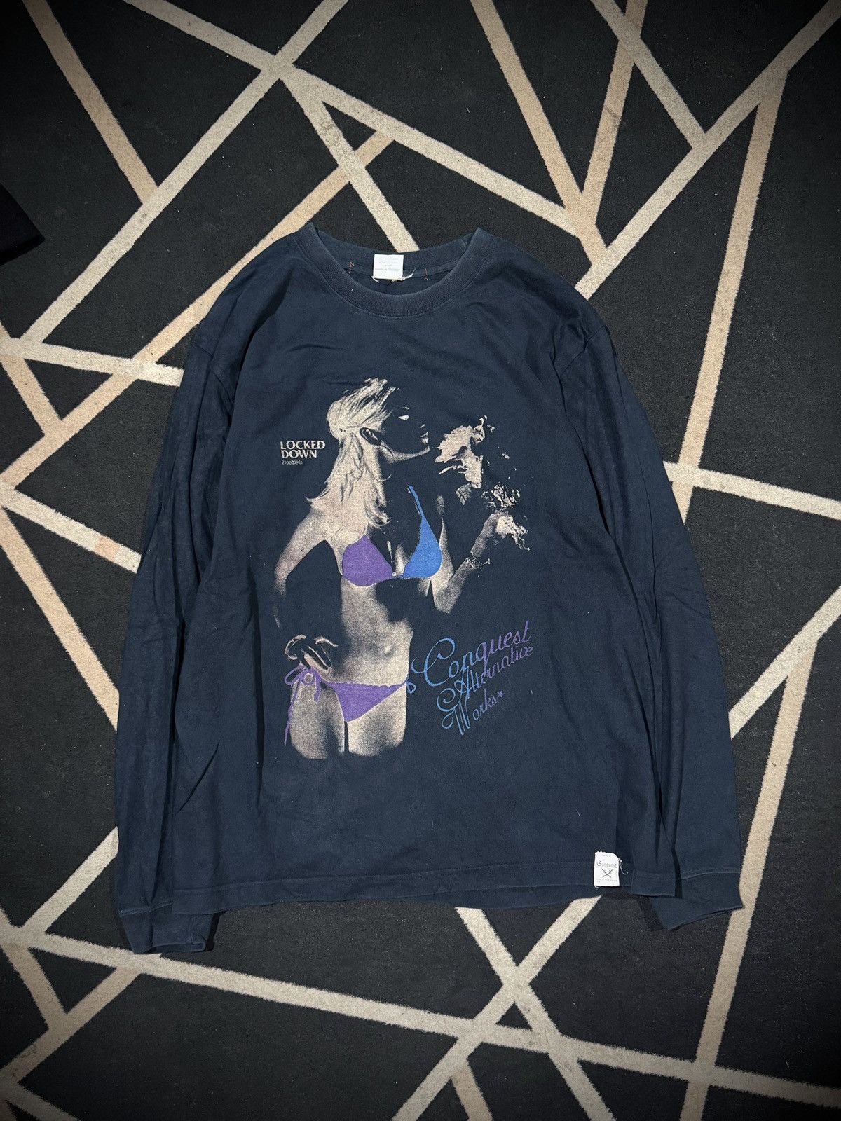 Hysteric Glamour JAPANESE LOCKED GIRL ART LONG SLEEVE CONQUEST Size US L / EU 52-54 / 3 - 1 Thumbnail