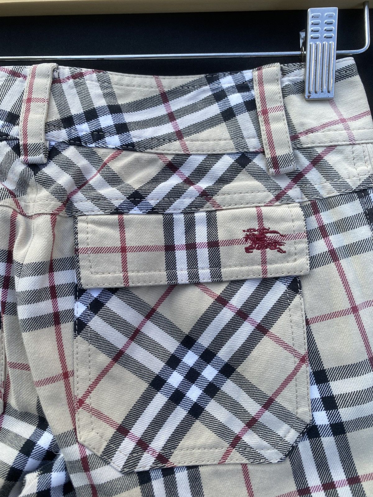 Burberry Rare Burberry Brown Checkered Casual Pants Size US 27 - 23 Thumbnail