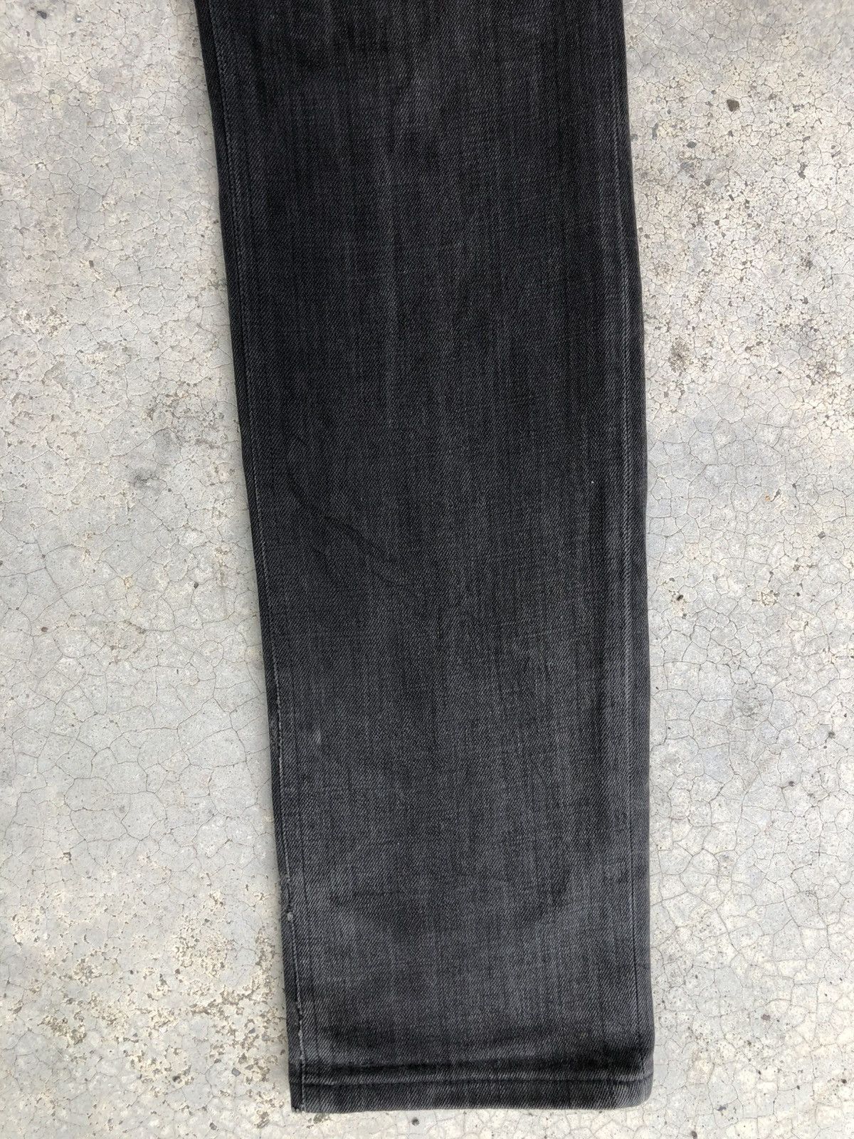 Burberry Burberry Black Label Embroidered Logo Distressed Jeans Slim Size US 31 - 7 Thumbnail