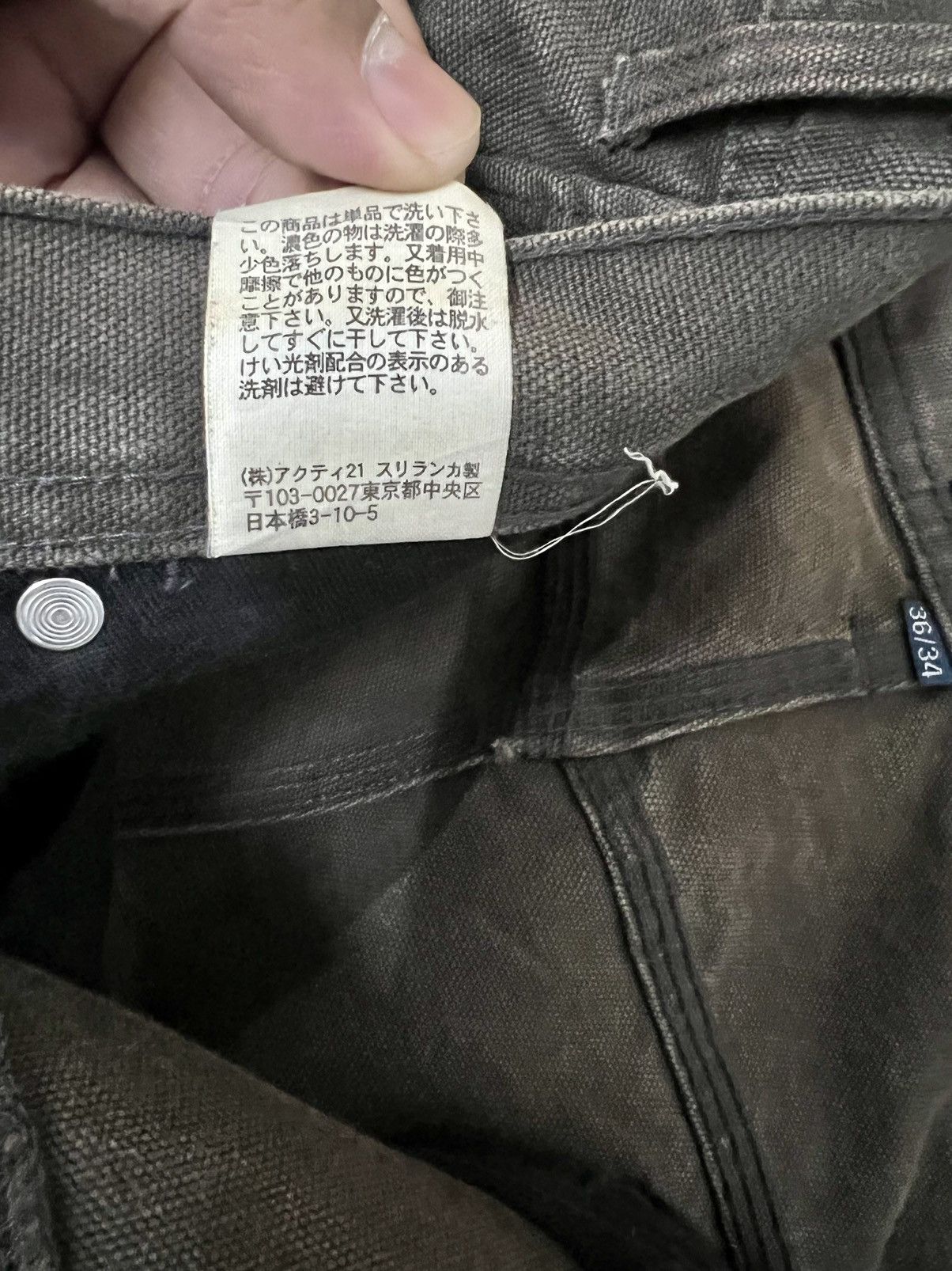 Polo Ralph Lauren × RRL Ralph Lauren × Vintage VINTAGE FLARED RECONSTRUCTED POLO RL CARPENTER ARMY UTILITY Size US 36 / EU 52 - 14 Thumbnail