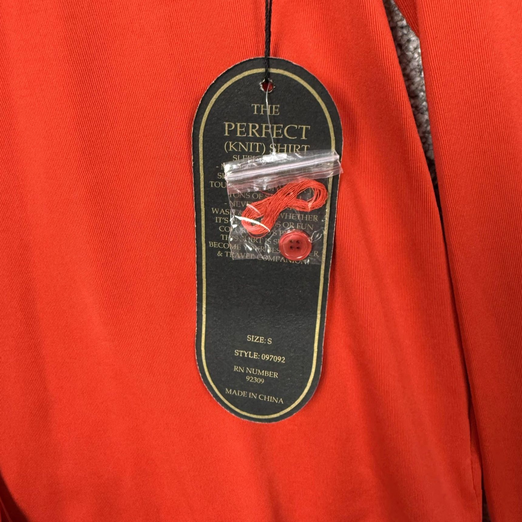 Vintage VINTAGE 90s does 70s Blouse Small Red Perfect Knit Stretch Retro Disco Travel Shirt Womens Slim Button-Up Knit Blouse - The Perfect (Knit) Shirt Size S / US 4 / IT 40 - 2 Thumbnail