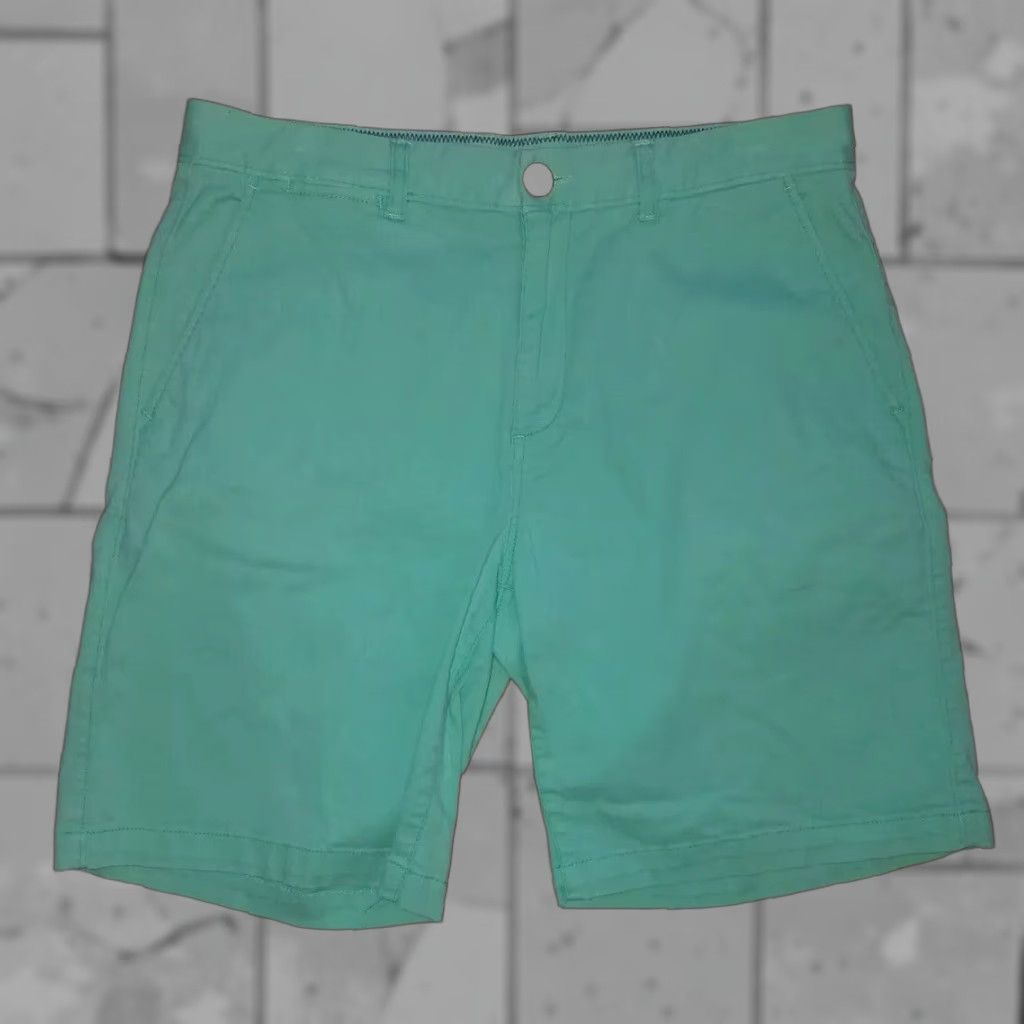 johnnie-O Johnnie-O Mens Casual Chino Shorts Size 33 Blue Size US 33 - 1 Thumbnail