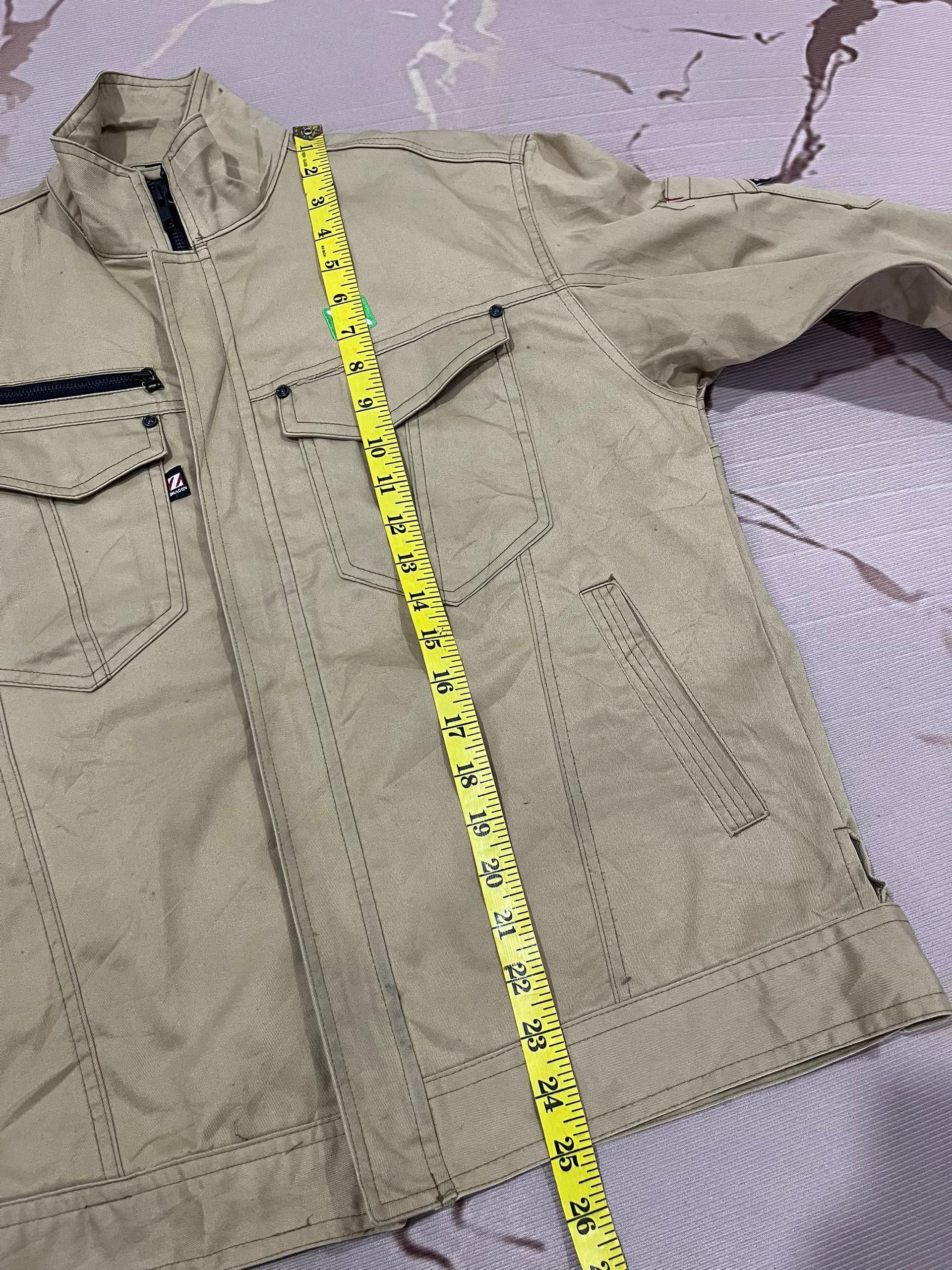 Japanese Brand Z-Dragon Casual Work Style Utility Jacket Khaki Size US M / EU 48-50 / 2 - 15 Thumbnail