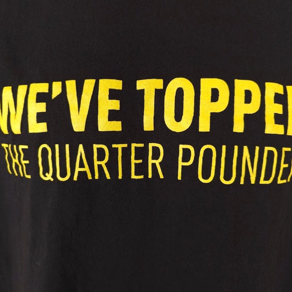 Vintage McDonalds Quarter Pounder T Shirt Mens Large Black Cheeseburger Snack Tee shirt Mens Large Black McDonalds T-Shirt Size US L / EU 52-54 / 3 - 3 Thumbnail