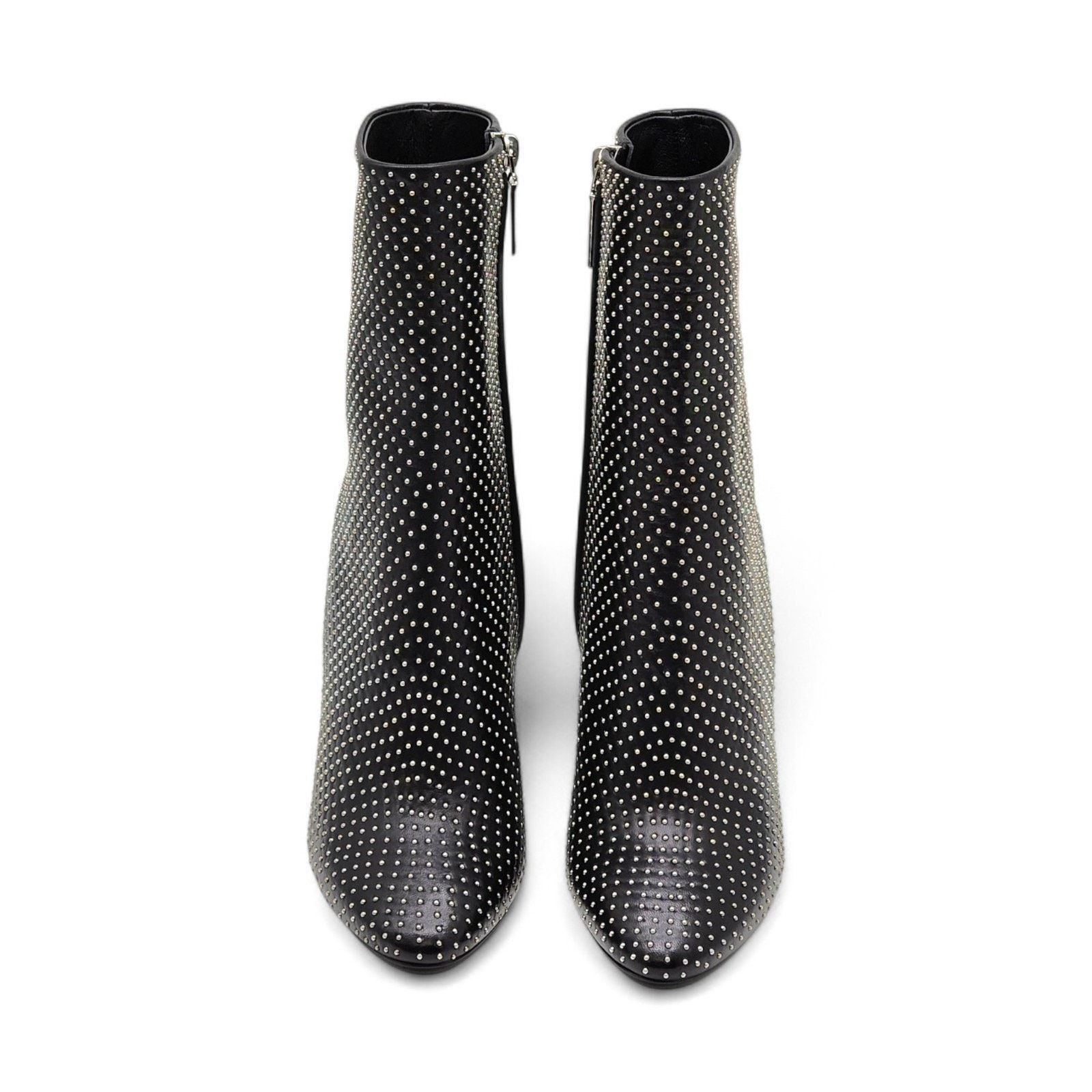 Saint Laurent Paris Women's Leather Studded Boots 592593 EU 36 US 5.5 New $2250 Size US 6 / IT 36 - 4 Thumbnail