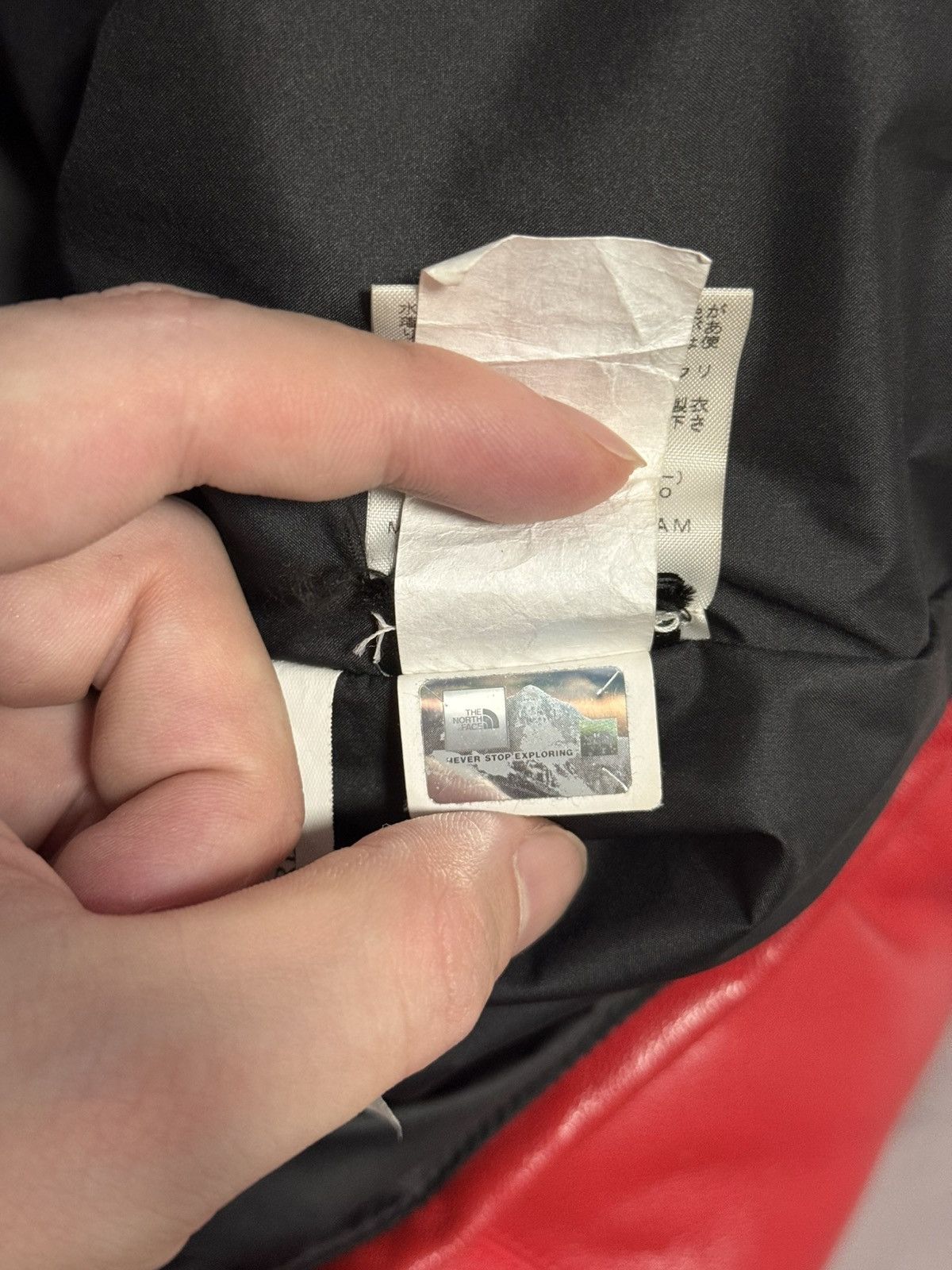 The North Face Supreme tnf the north face leather nuptse jacket red Size US M / EU 48-50 / 2 - 16 Thumbnail
