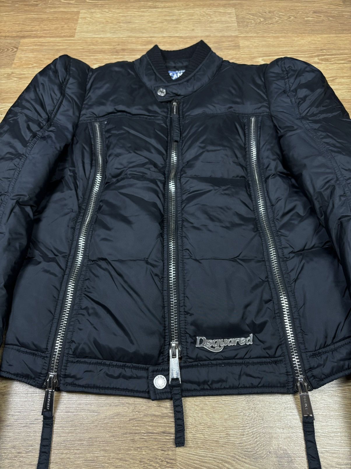 Dsquared2 Dsquared2 Shoulder Padded Multizip Jacket Size M / US 6-8 / IT 42-44 - 4 Thumbnail