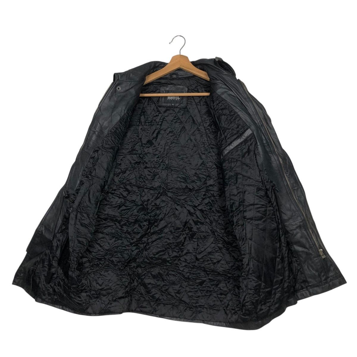 Japanese Brand 🔥VINTAGE BIKER LEATHER JACKET DURANTE BLANKET ISSEY MIYAKE Size US L / EU 52-54 / 3 - 15 Thumbnail