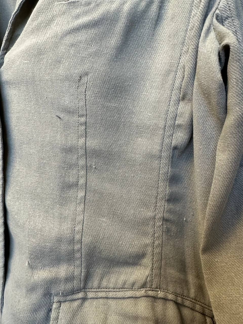 Vintage Dubarry Classic Tailored Jacket Cotton Linen Blend Size L / US 10 / IT 46 - 10 Thumbnail