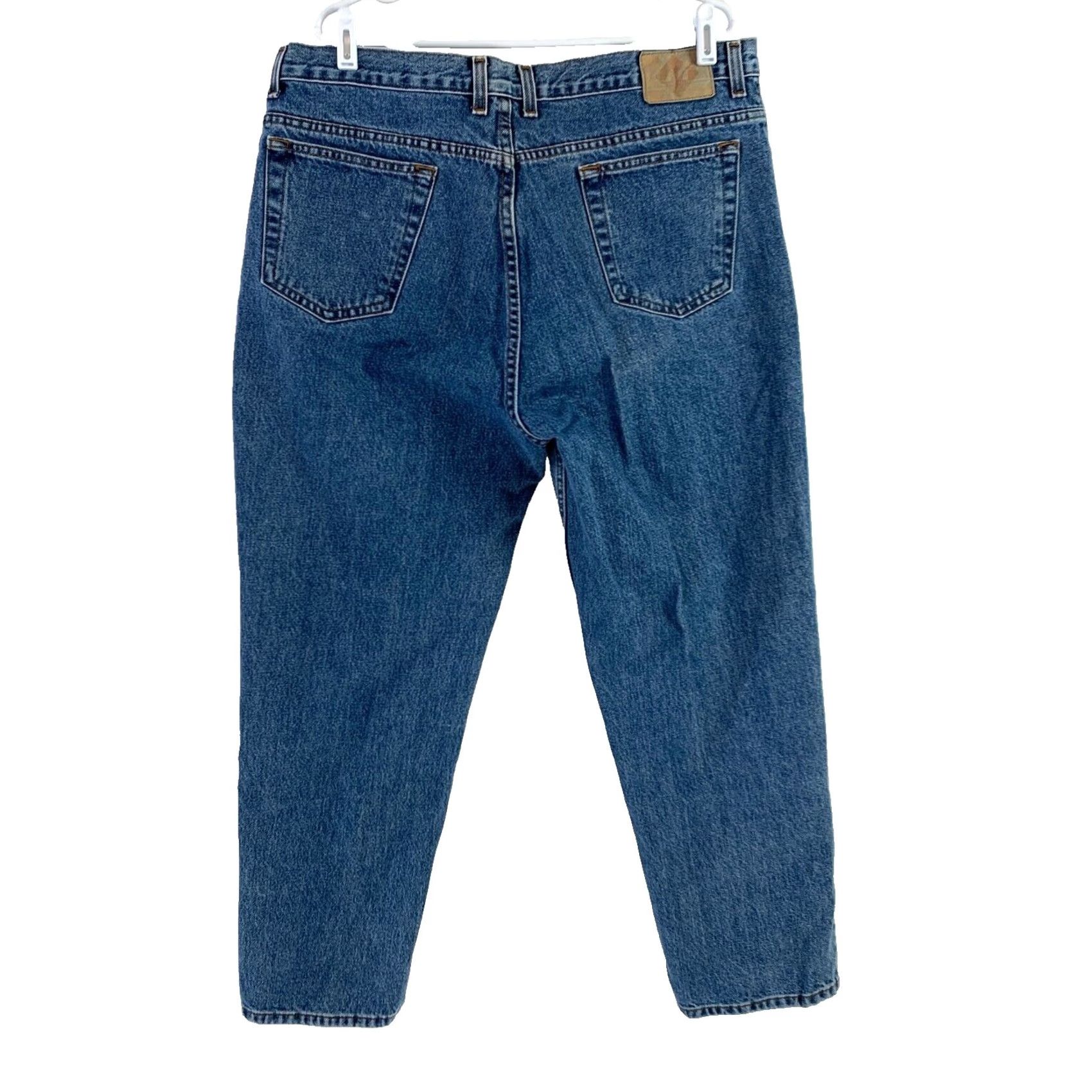 Vintage VINTAGE Members Mark Jeans Mens 40 x 30 Blue Denim Regular Distressed 90s? Not specified Mens Size US 40 / EU 56 - 4 Thumbnail
