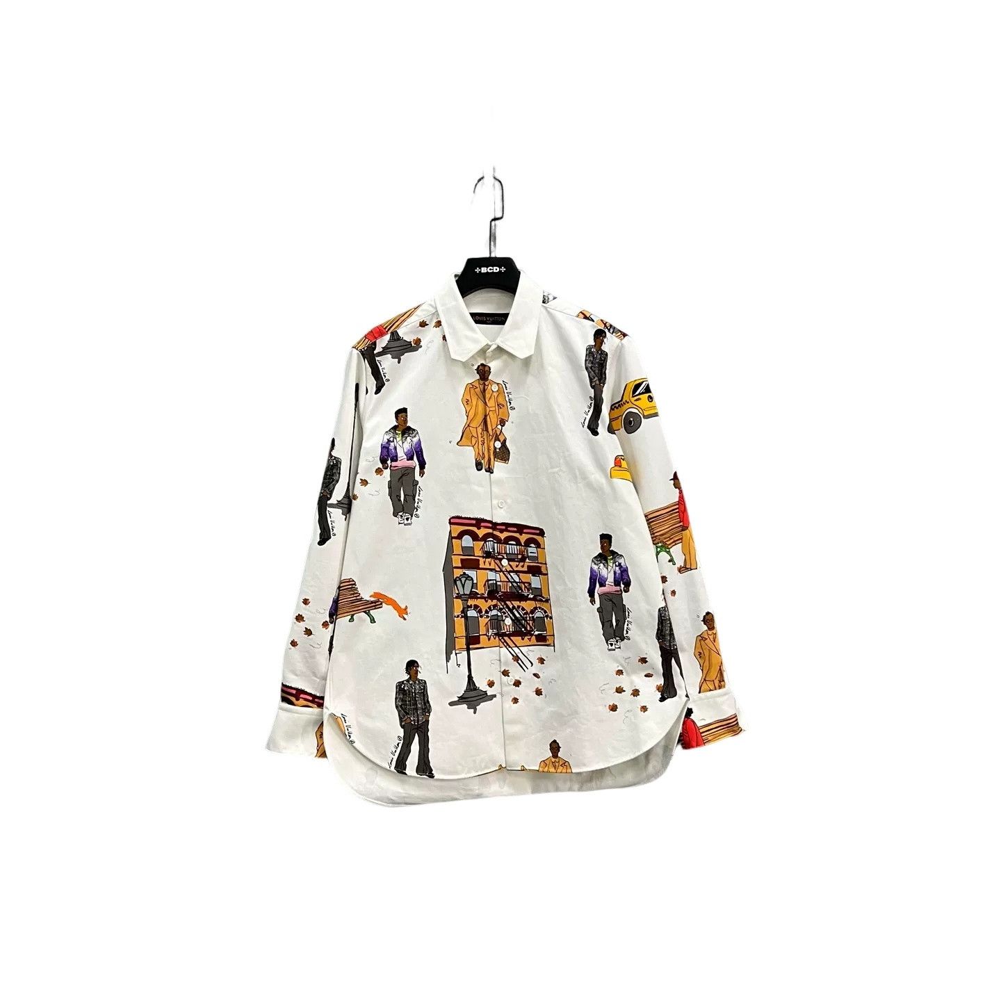 Louis Vuitton Louis Vuitton Street Scene Graphic Print Shirt XL Size US XL / EU 56 / 4 - 1 Thumbnail