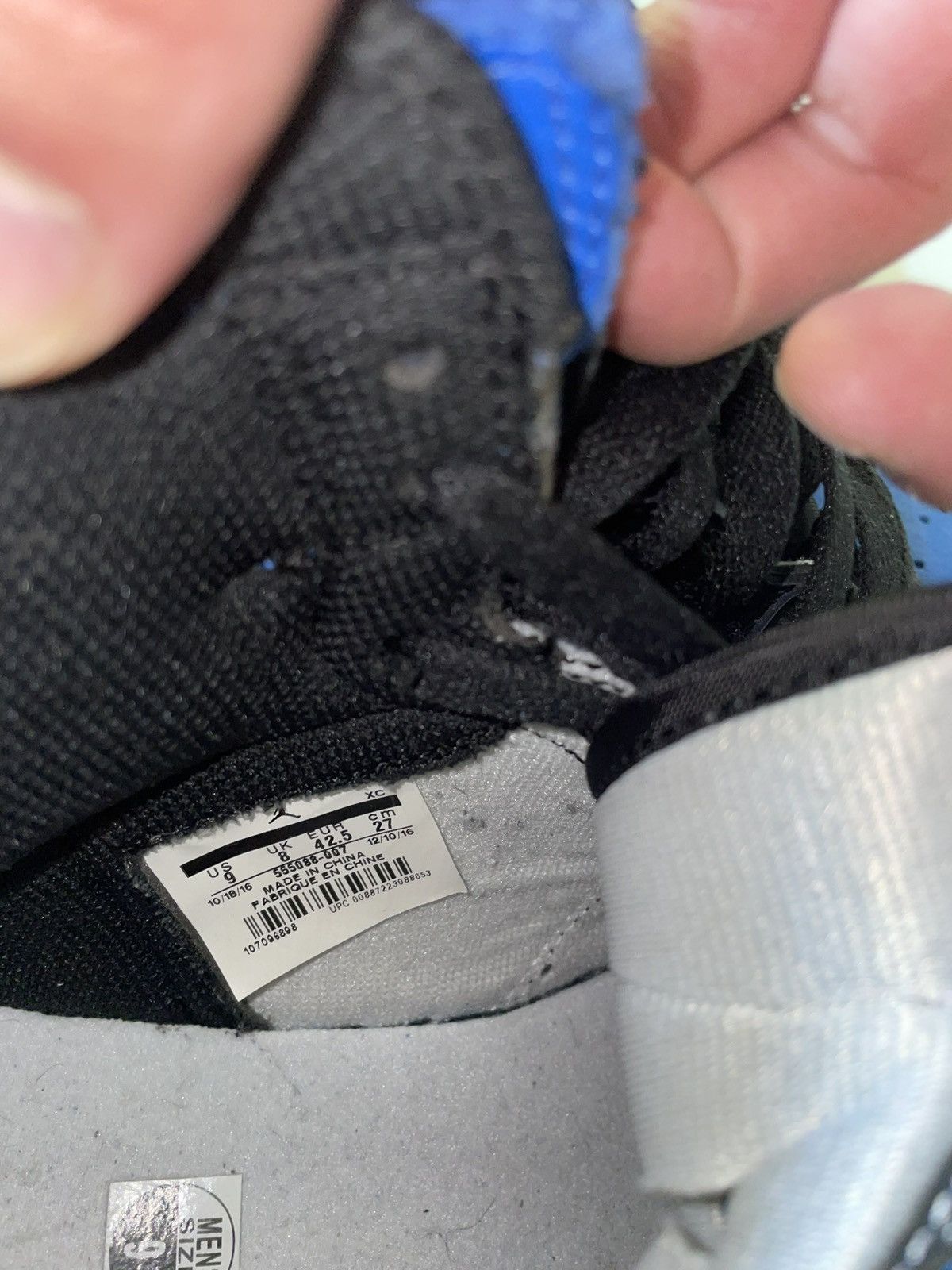 Jordan Brand × Nike Air Jordan 1 Royal High OG 2017 Size 9.5 Nike Size US 9 / EU 42 - 6 Thumbnail