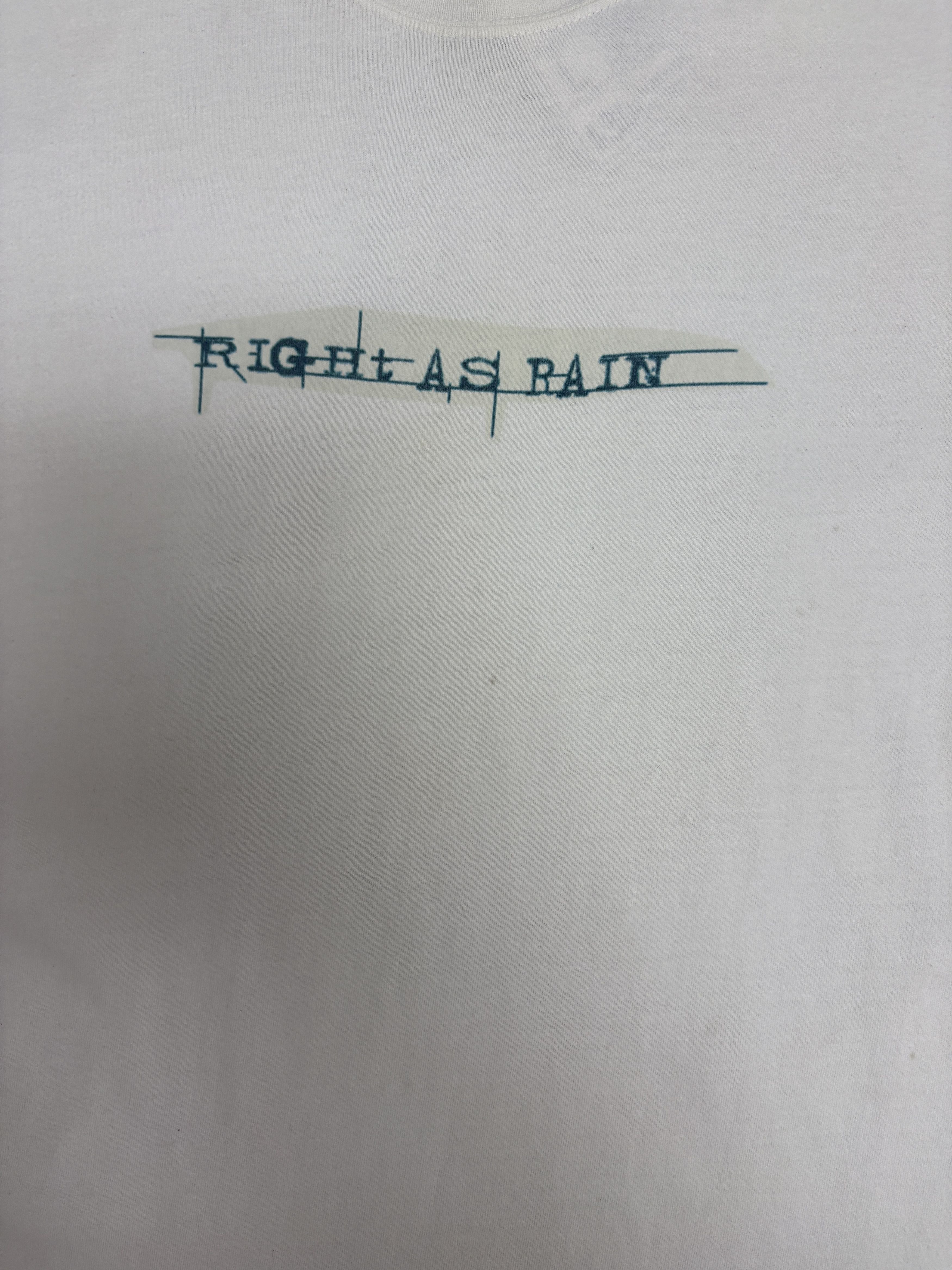 Vintage Right As Rain, Let Me Show You Vintage White T-Shirt Tee Size US L / EU 52-54 / 3 - 2 Thumbnail