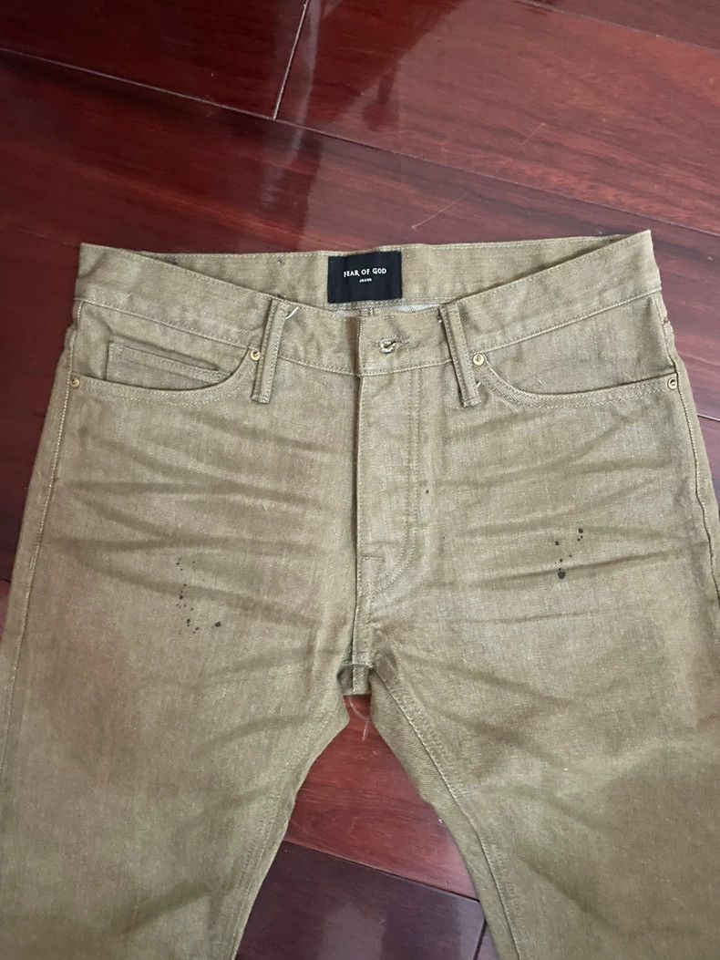 Fear of God Desert vintage gold jeans
