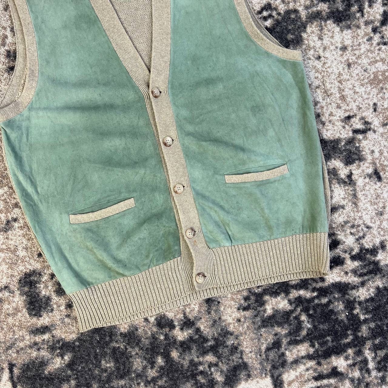 Polo Ralph Lauren Polo Ralph Lauren Vintage 90s Velour Button Up Vest Size US L / EU 52-54 / 3 - 3 Thumbnail