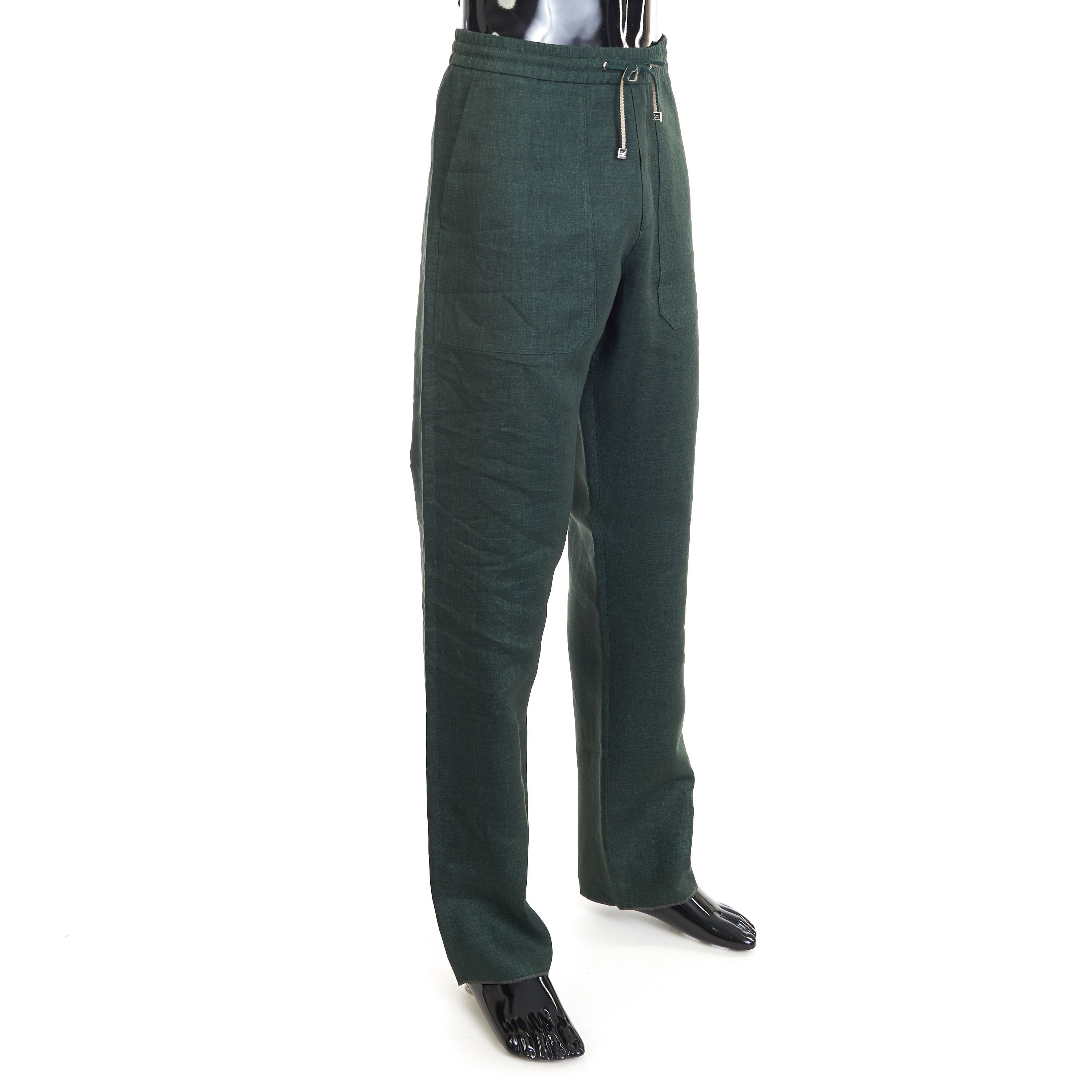 Other Brett Johnson Linen Casual Pants With Drawstring Size US 30 / EU 46 - 3 Thumbnail