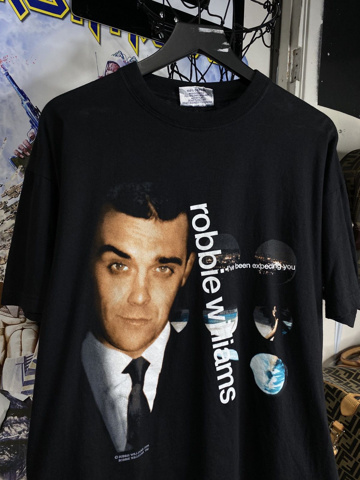 Vintage Vintage 90’s Robbie Williams Tour T-Shirt Adult Medium Size US M / EU 48-50 / 2 - 2 Thumbnail
