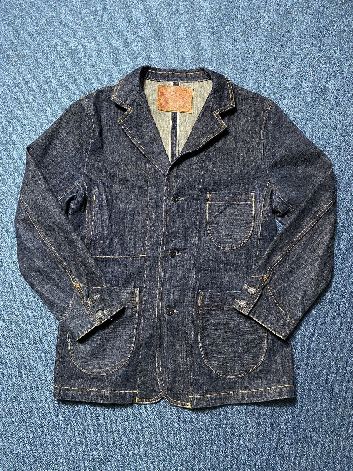 Studio D'Artisan Studio D’Artisan - D4402 Denim Tailored Jacket Size US XXS / EU 40 - 1 Thumbnail
