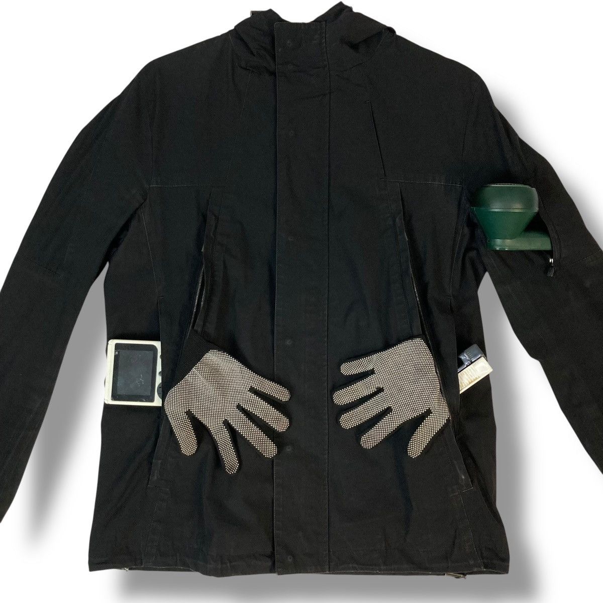 Calvin Klein CALVIN KLEIN TACTICAL MULTIPOCKET ZIPPER HOODIE JACKET Size US M / EU 48-50 / 2 - 5 Thumbnail
