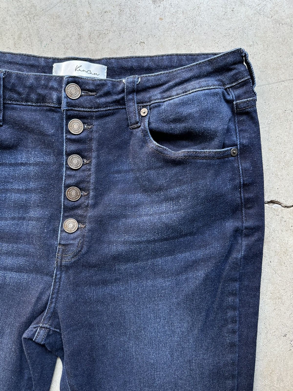 True Religion Y2K Vintage Dark wash flare denim jeans Size 30" / US 8 / IT 44 - 4 Thumbnail