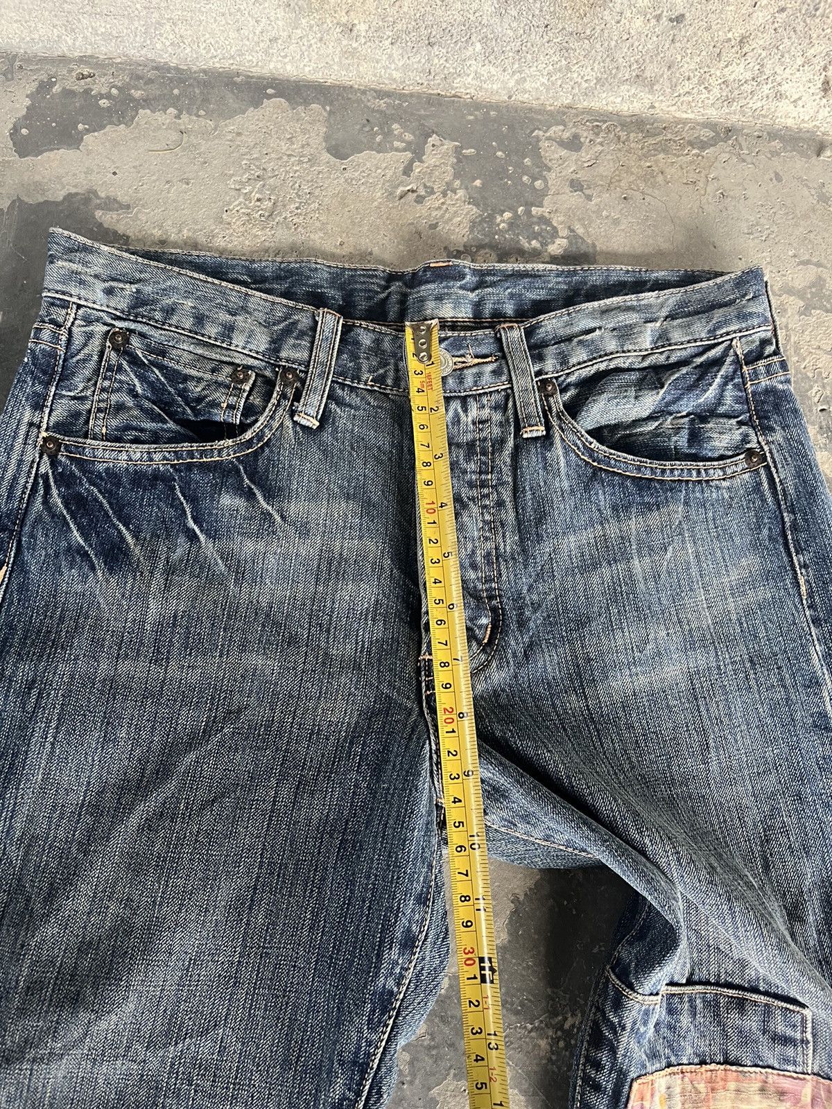Hysteric Glamour Patchwork Kapital Inspired Denim Size US 31 - 15 Thumbnail