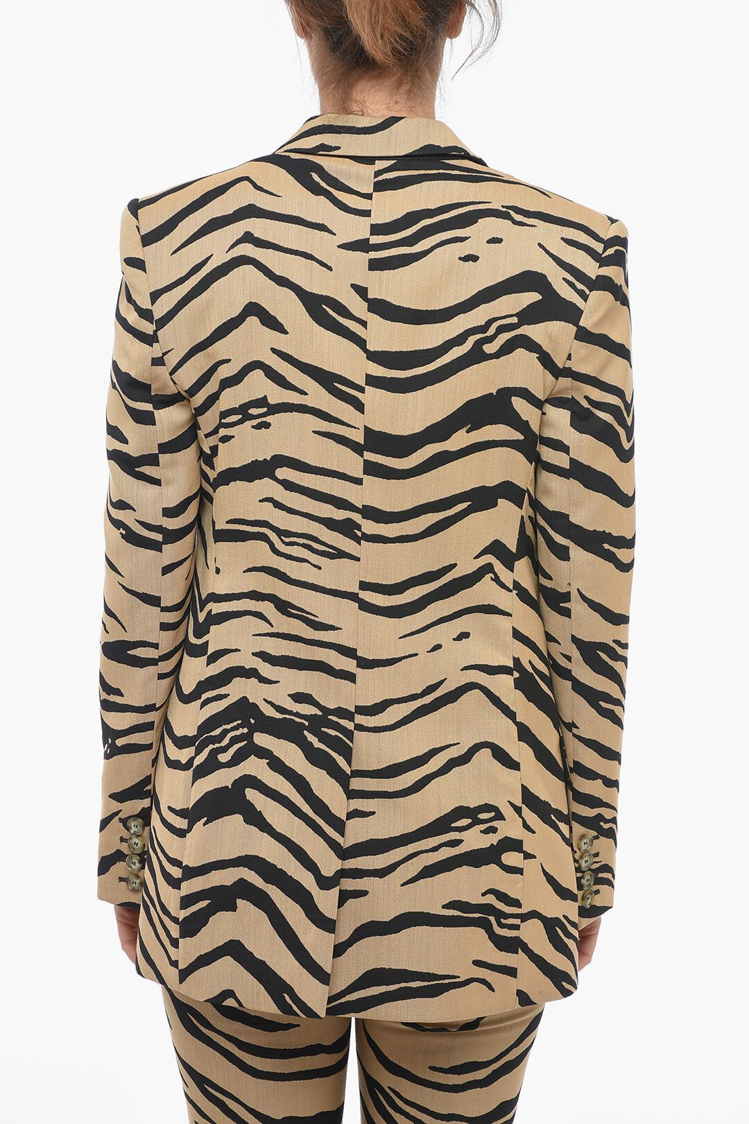 Stella McCartney og1mm0824 Wool Blend Blazer With Flap Pocket Size S / US 4 / IT 40 - 2 Thumbnail