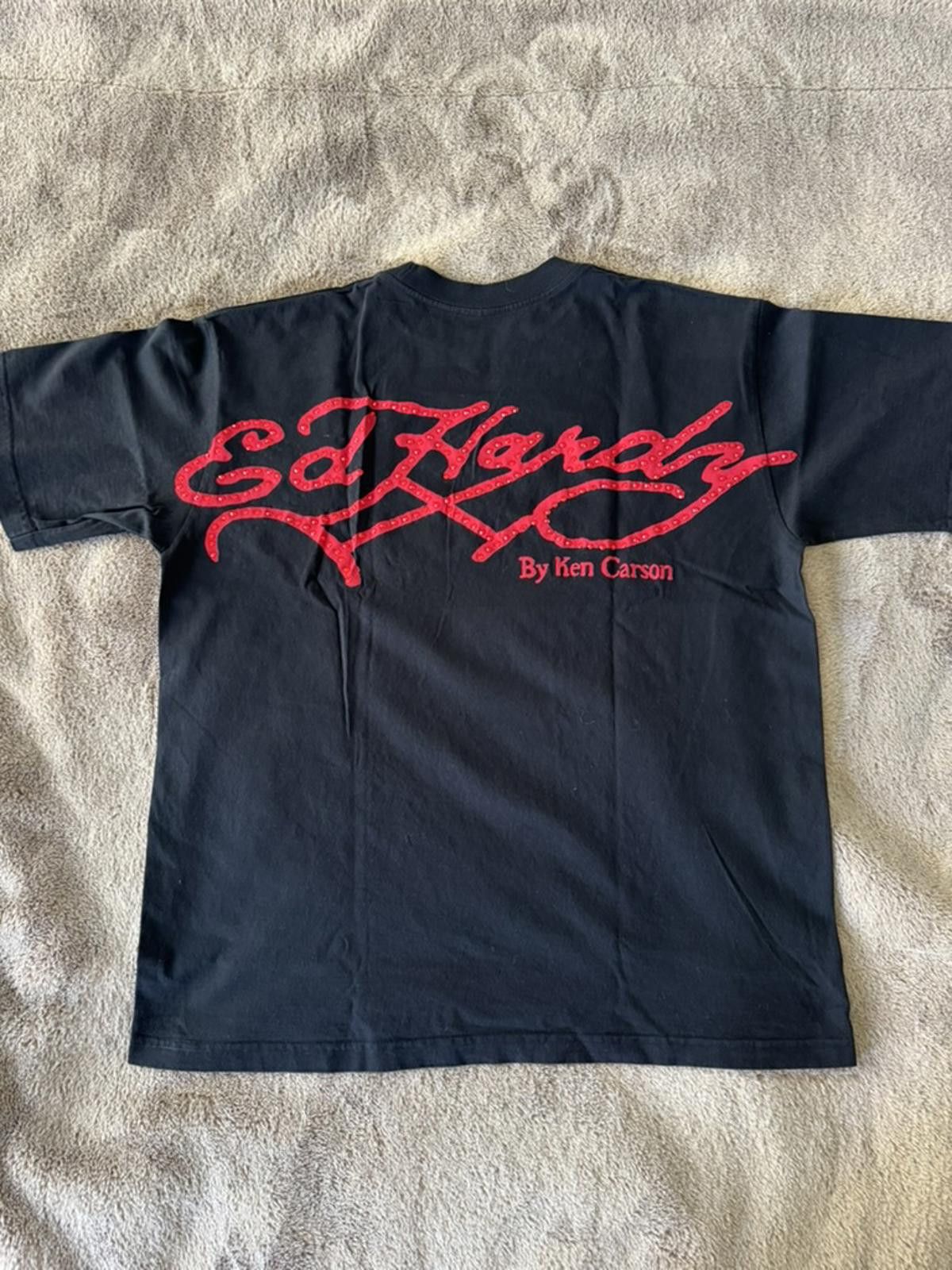 Ed Hardy Ed Hardy Black Graphic T-Shirt by Ken Carson Size US L / EU 52-54 / 3 - 2 Thumbnail