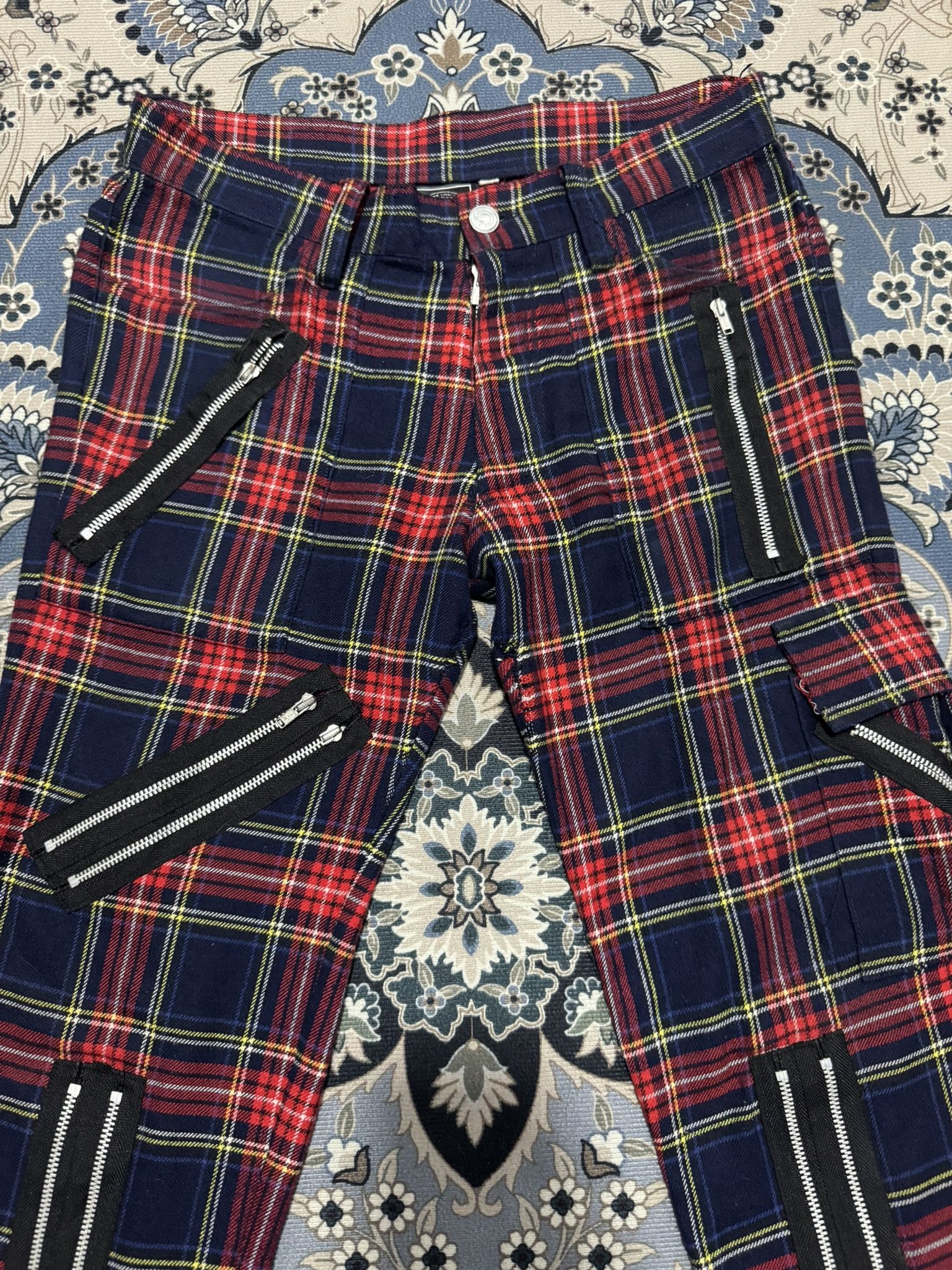 Hysteric Glamour × Le Grande Bleu (L.G.B.) × Seditionaries Japanese Brand 666 Bondage Pants Punk Gothic Seditionaries Size US 28 / EU 44 - 3 Thumbnail