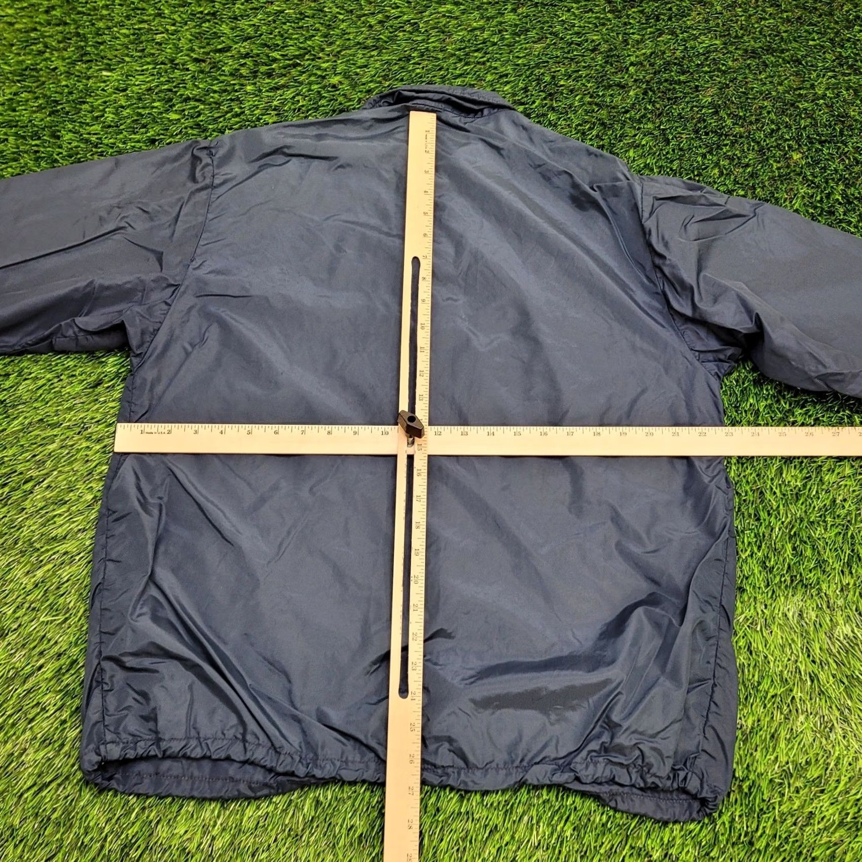 Champion VINTAGE Champion Coach Jacket M/L Baggy 50s Baseball Windbreaker Jacket Mens Blue Size US L / EU 52-54 / 3 - 6 Thumbnail