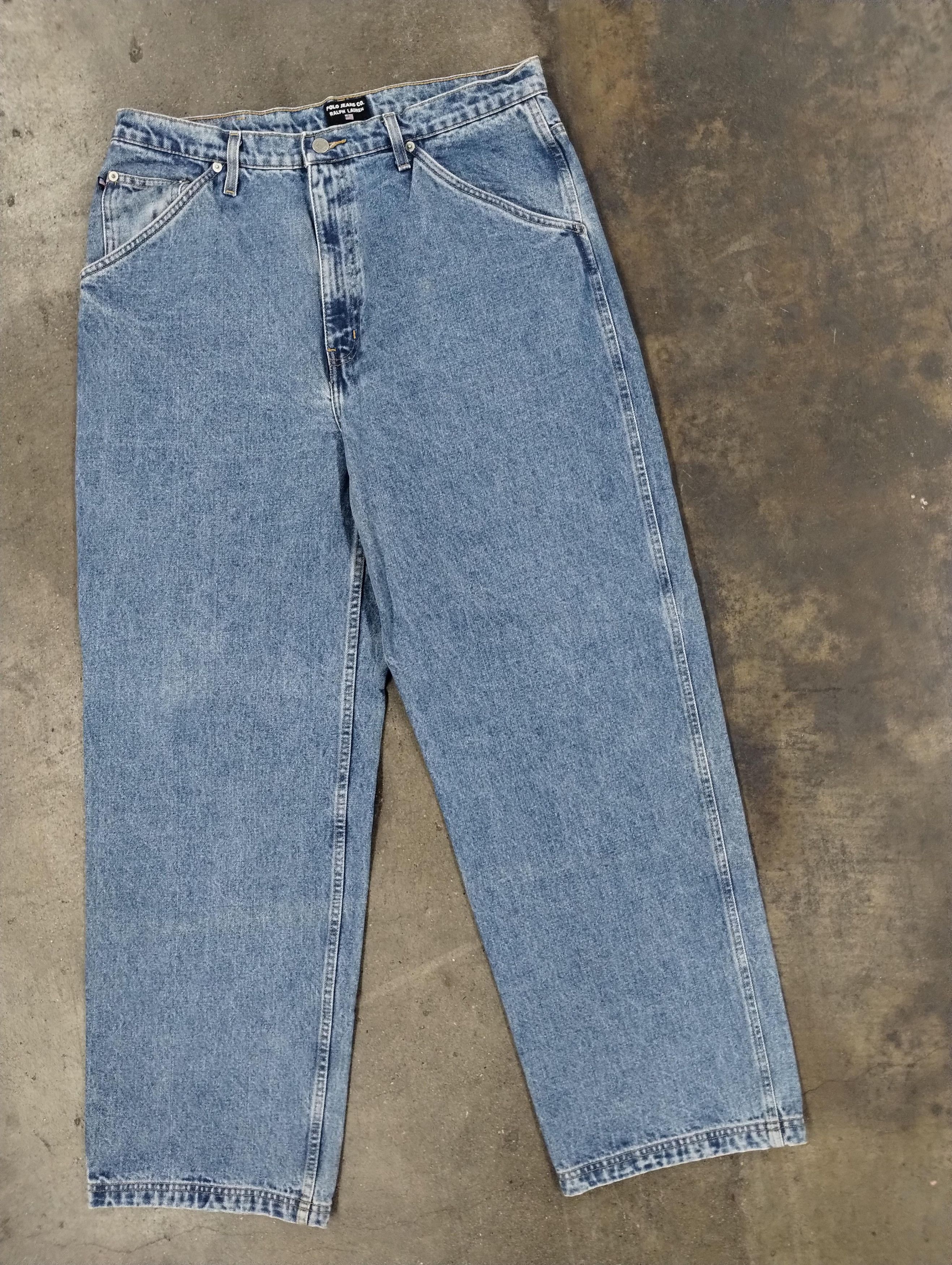 Polo Ralph Lauren × Vintage Vintage Polo Jean Co 36x32 Denim Size US 36 / EU 52 - 1 Thumbnail