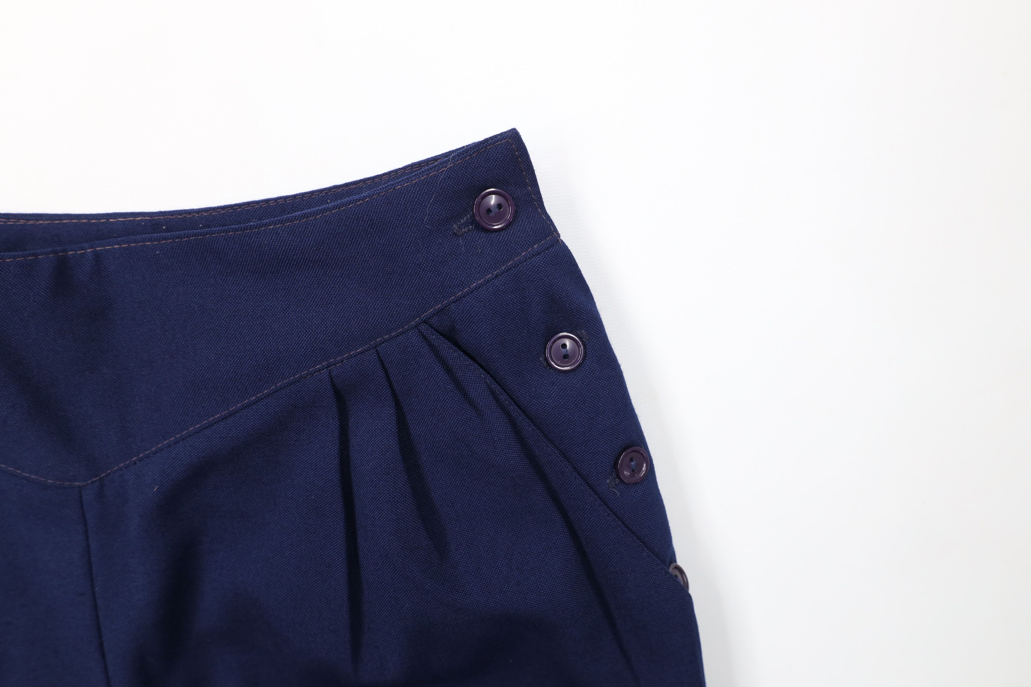 Vintage Vintage 70s 80s Mid Mod Hollywood Regency High Waist Pants Size 34" / US 12 / IT 48 - 8 Thumbnail
