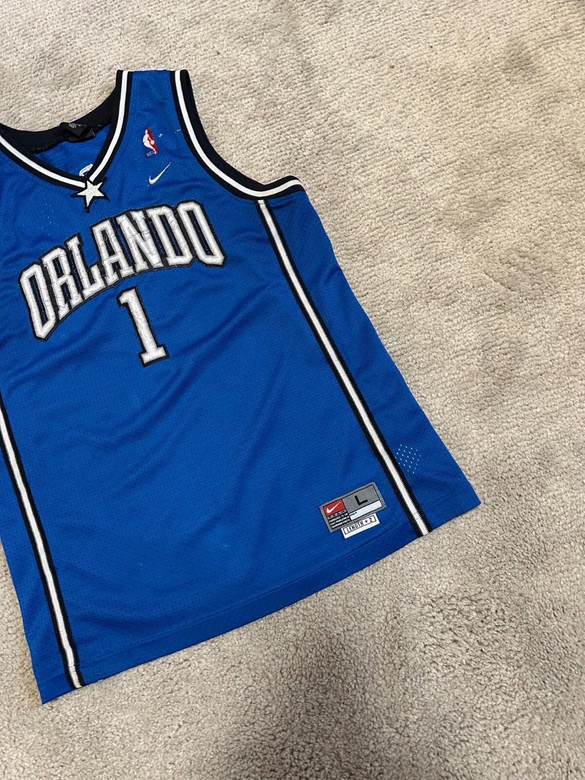 Nike Nike NBA Orlando Magic Tracy McGrady #1 Swingman Jersey Size US XXS / EU 40 - 2 Thumbnail
